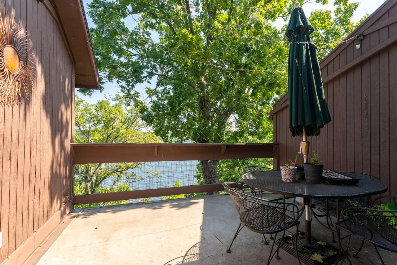 "Step out onto your private deck and soak in the tranquil lake views! The perfect spot for morning coffee or an evening cocktail."
