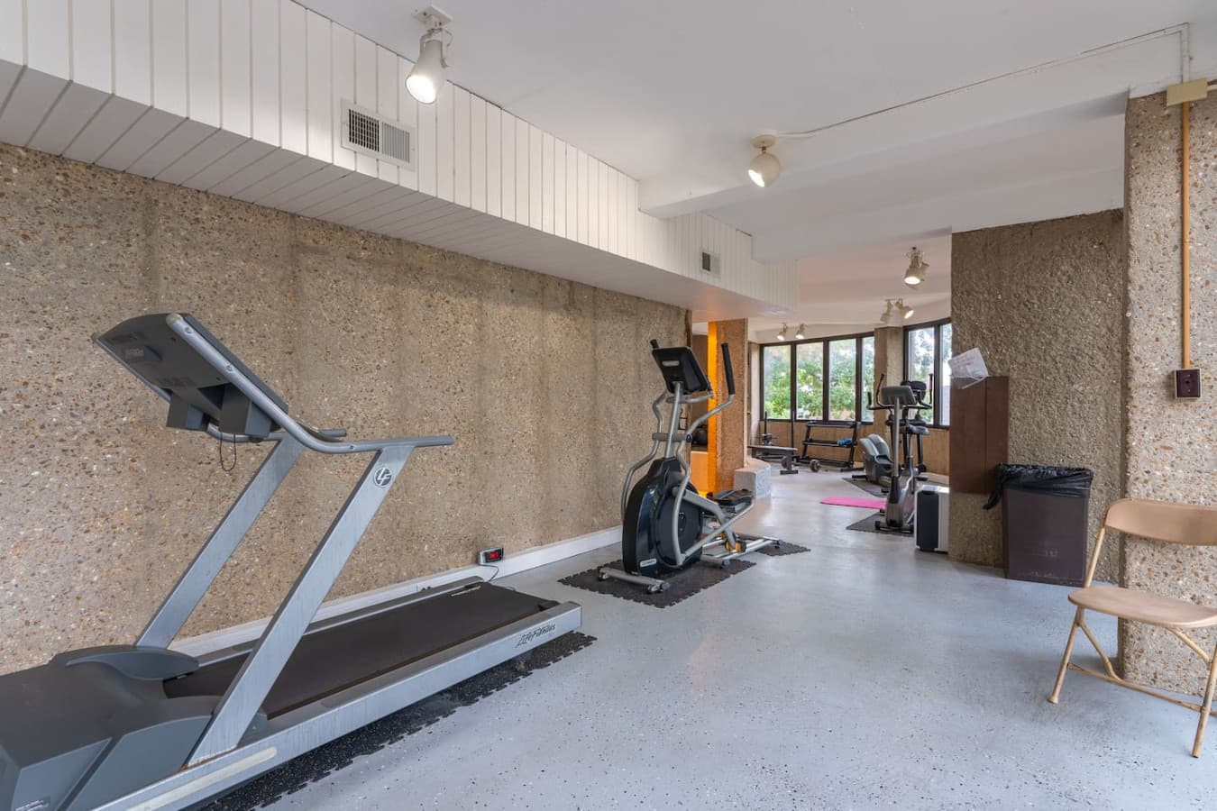 "Stay active during your vacation! Our on-site fitness center is equipped for your workout needs, just steps from your condo."