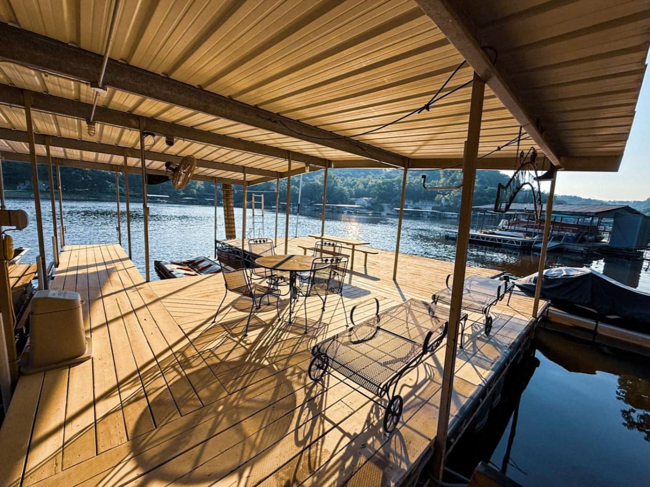Front-row seat to the calm of the lake.