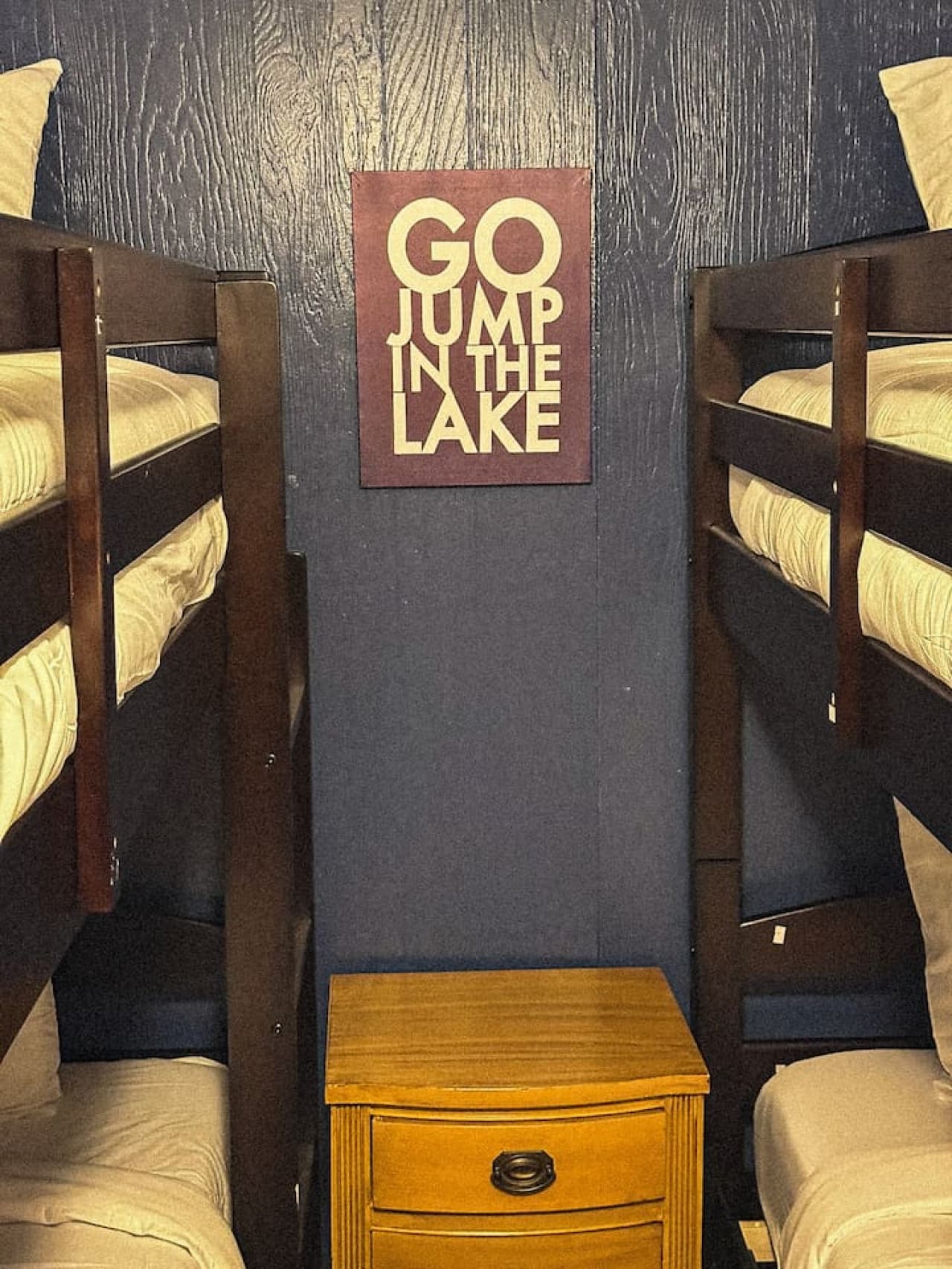 Adventure-filled days end here with cozy bunk beds and sweet dreams.