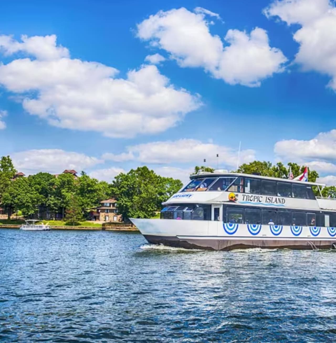 Set sail on scenic cruises and lake tours just minutes from your stay at Lake of the Ozarks.