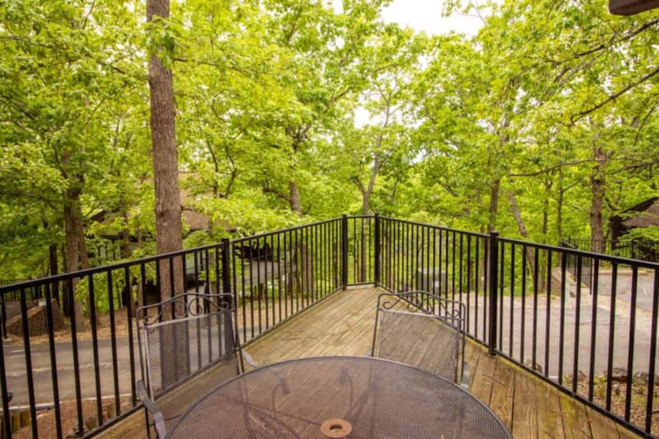 Soak in the sights and sounds of nature from this elevated outdoor space—deck living at its best!