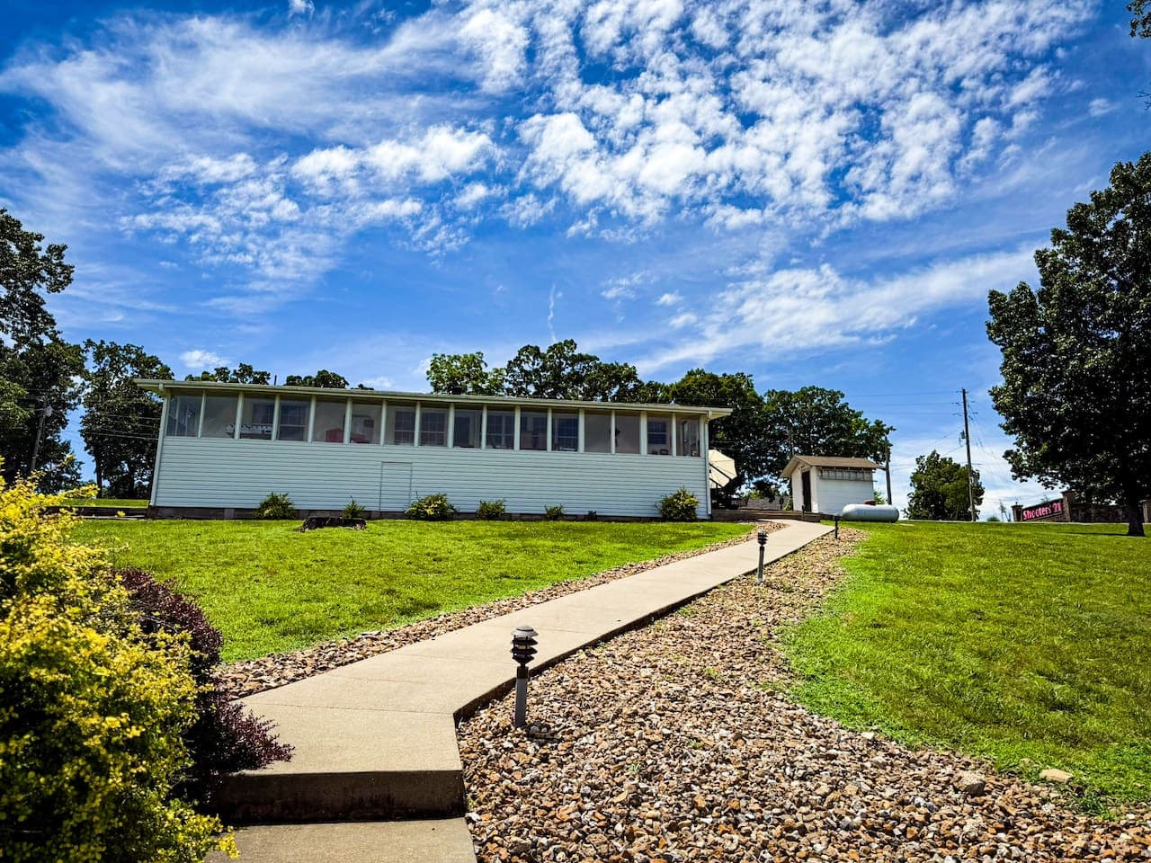 Easy lake access via a peaceful trail to the water.