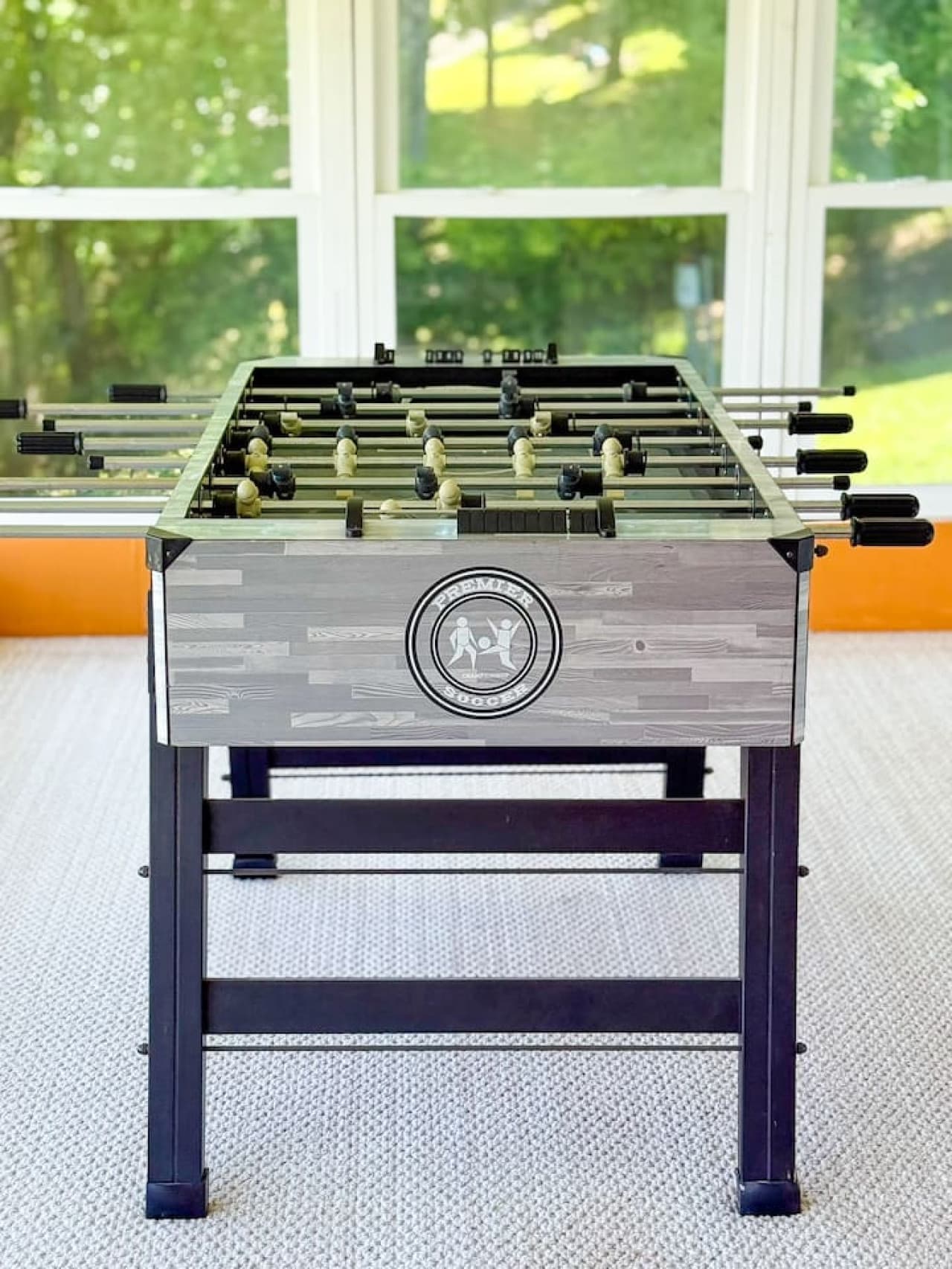 Rain or shine, the foosball table brings the fun indoors.