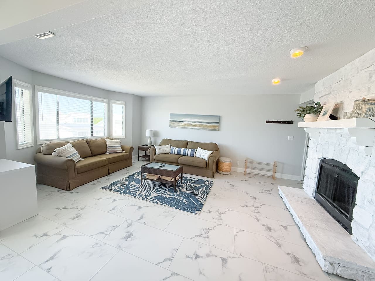 Comfortable seating for unwinding after a day on the water.