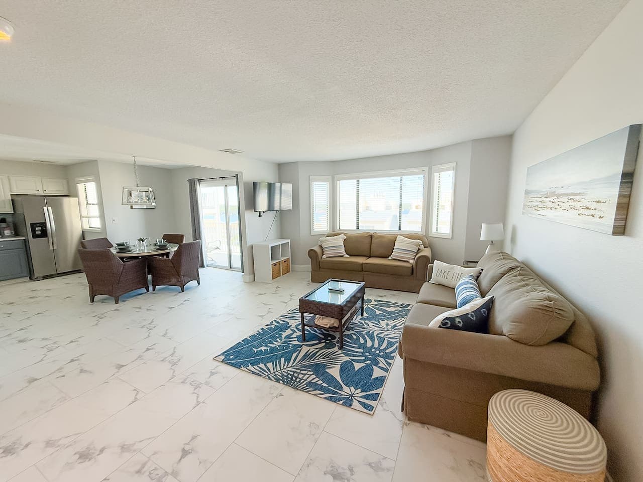 - Open-concept space with natural light and scenic charm