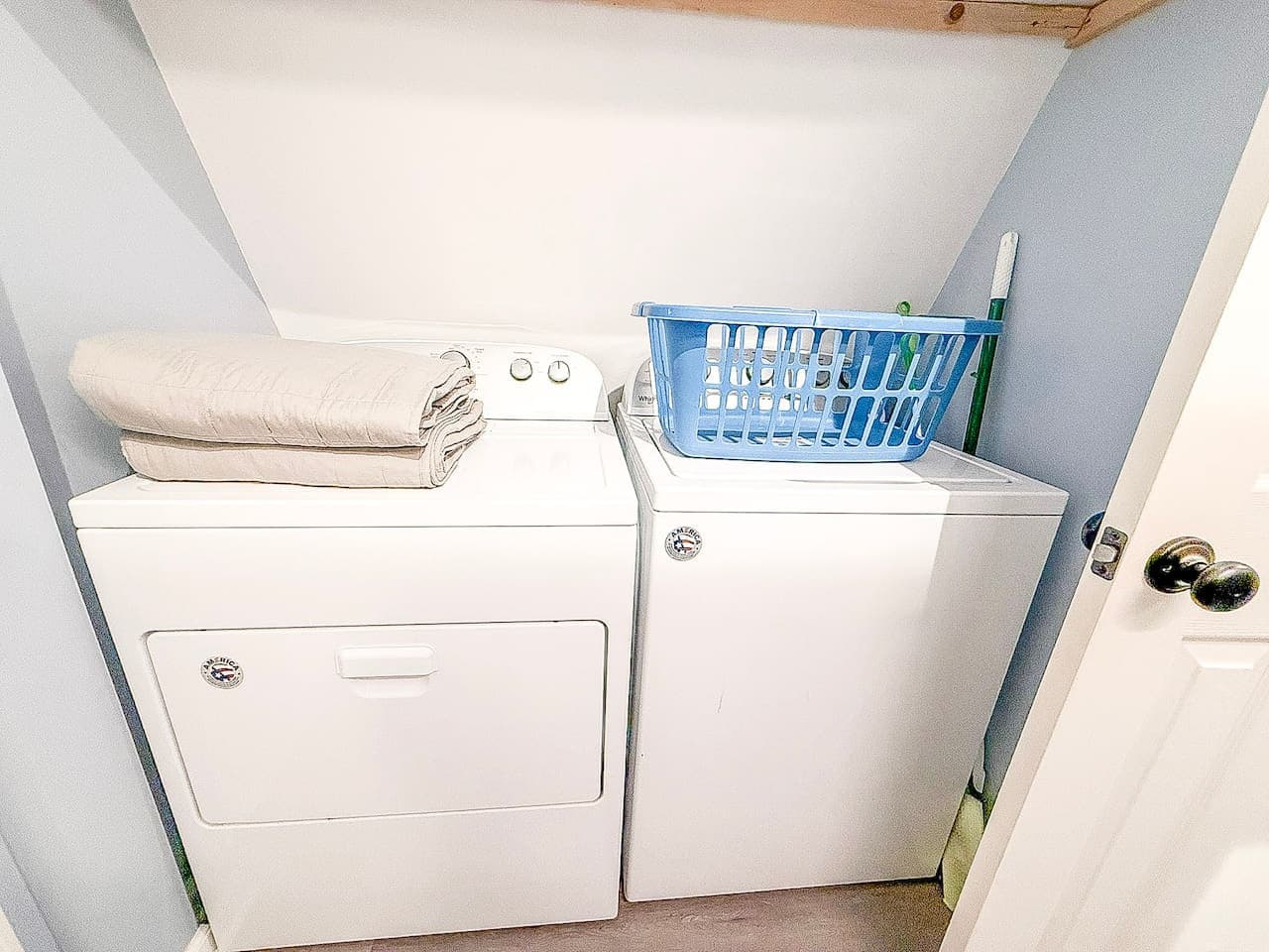 Onsite laundry for use during your stay with washer and dryer