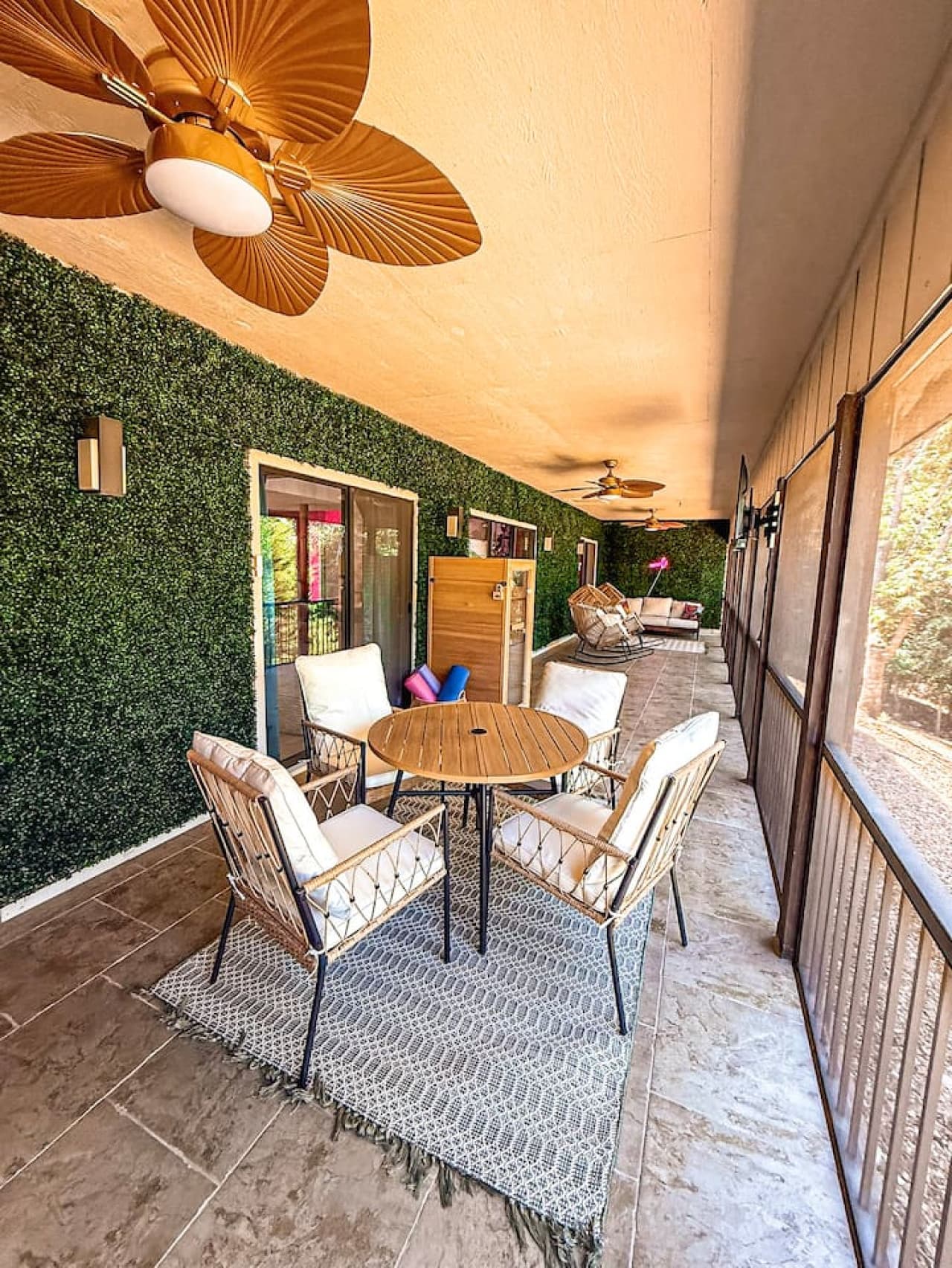 Large patio with gorgeous views of nature and wildlife