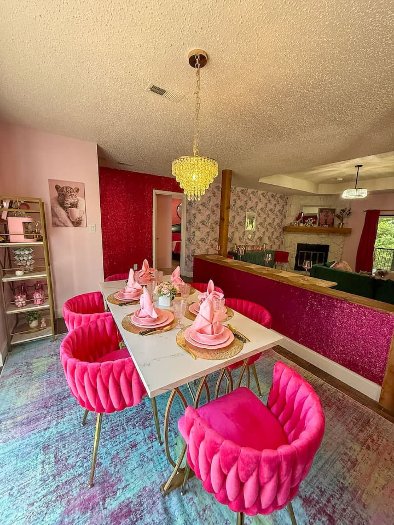 Dining room with gourmet coffee bar
