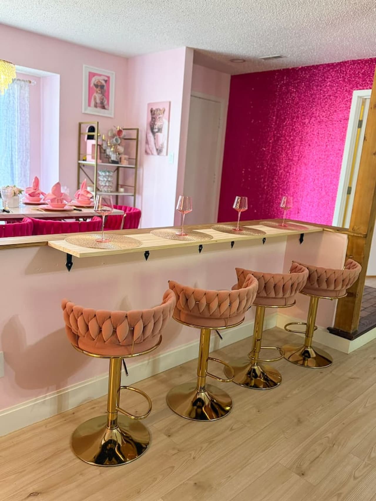 Bar and dining room are