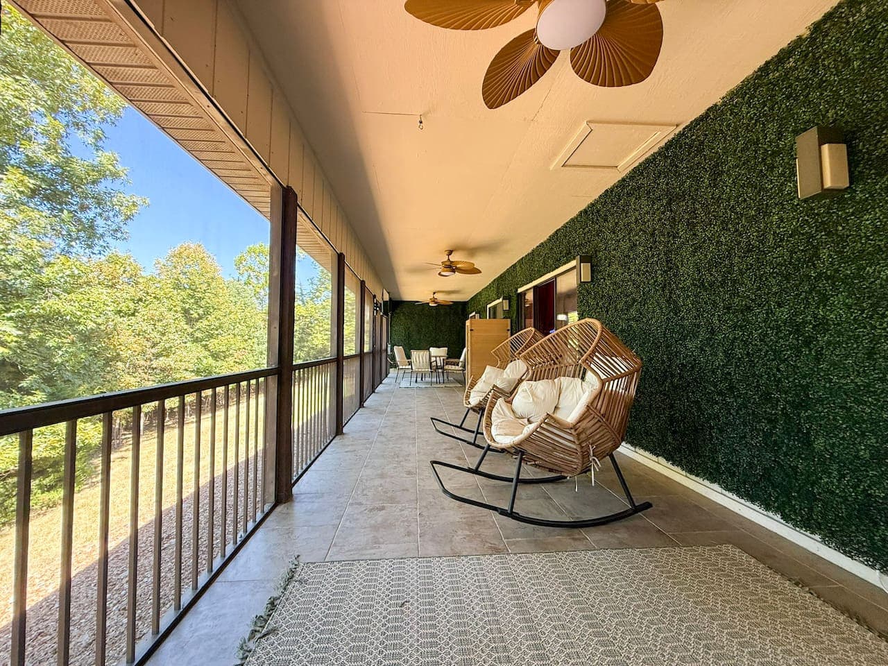 Expansive patio