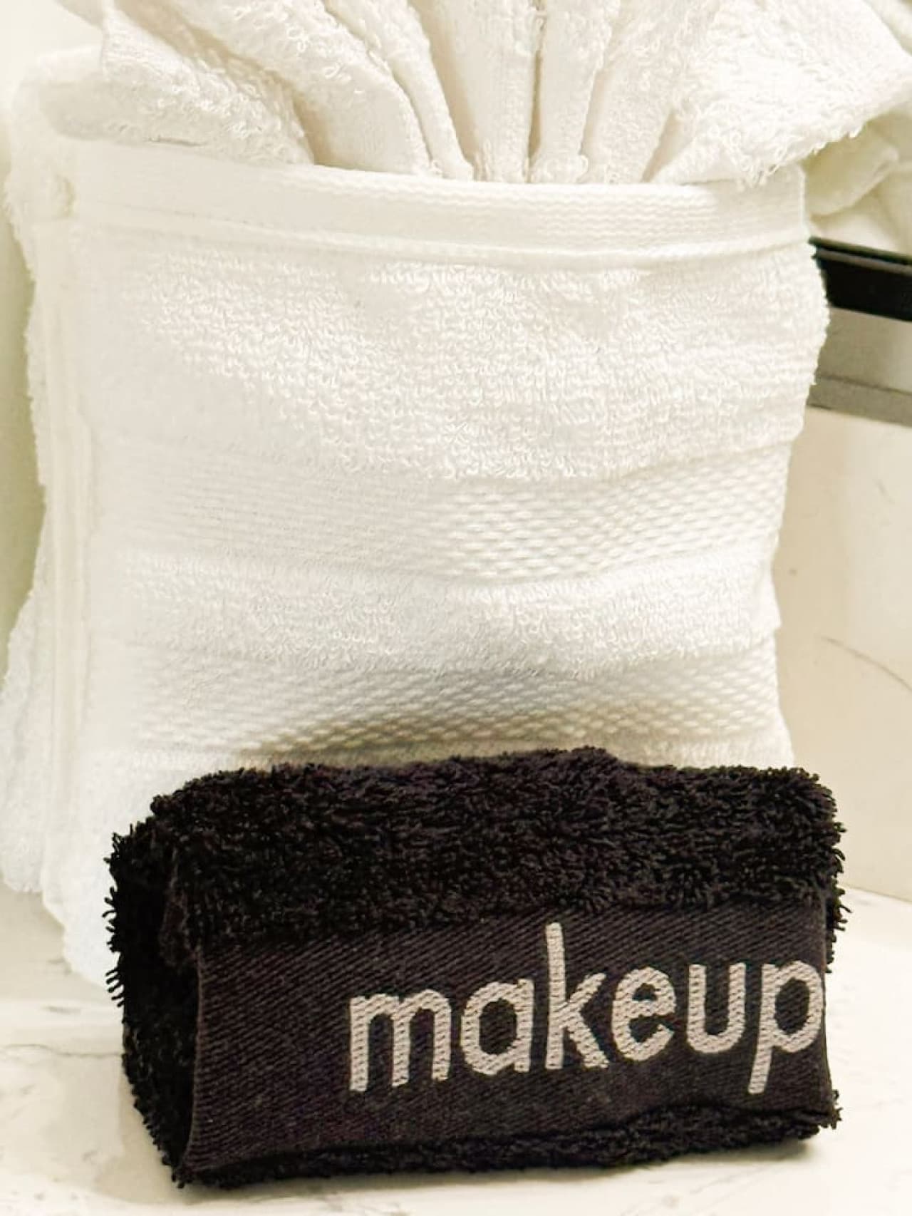 Fresh towels and makeup cloths provided for your stay.