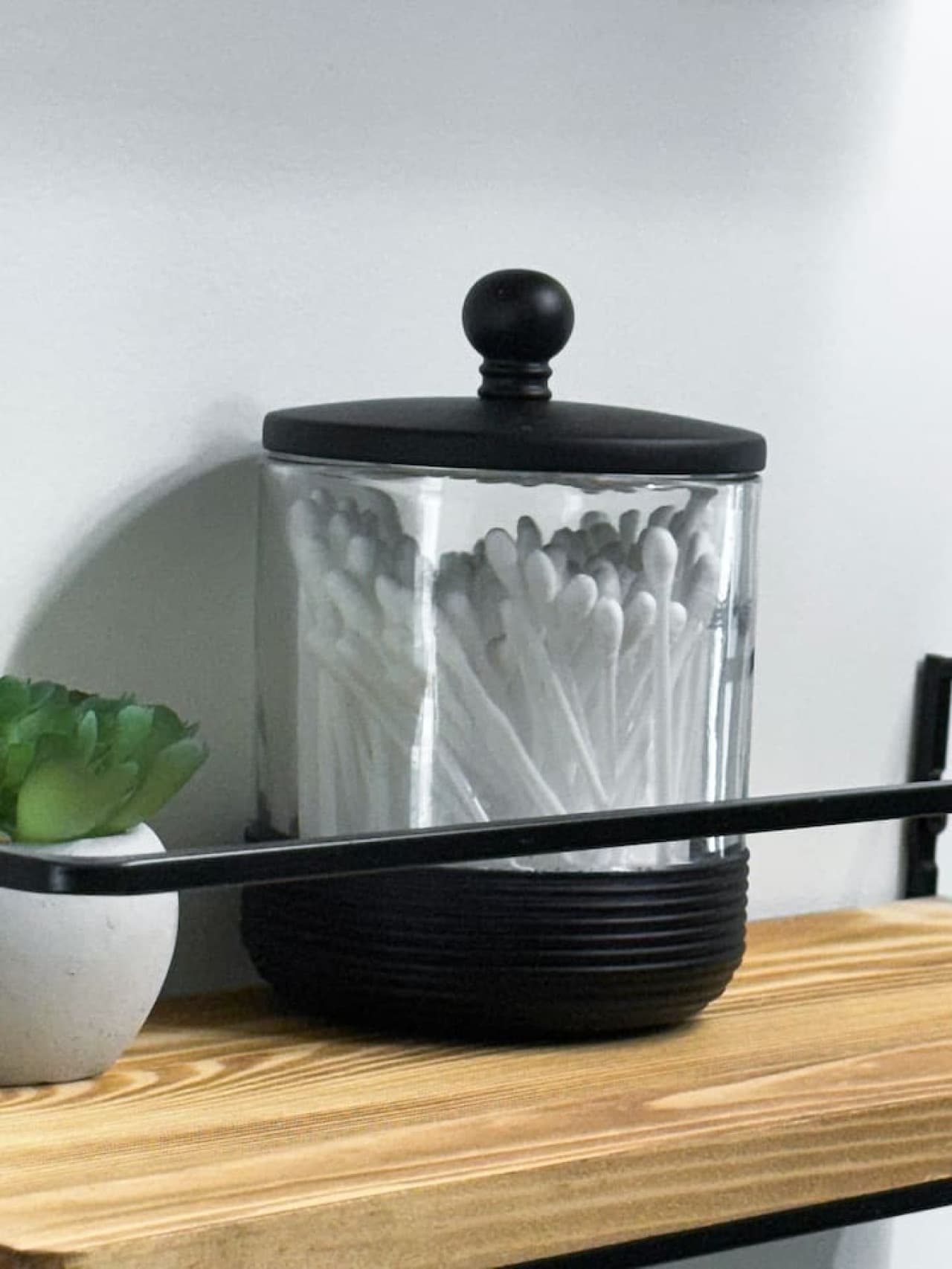 Convenient bathroom essentials for guests.