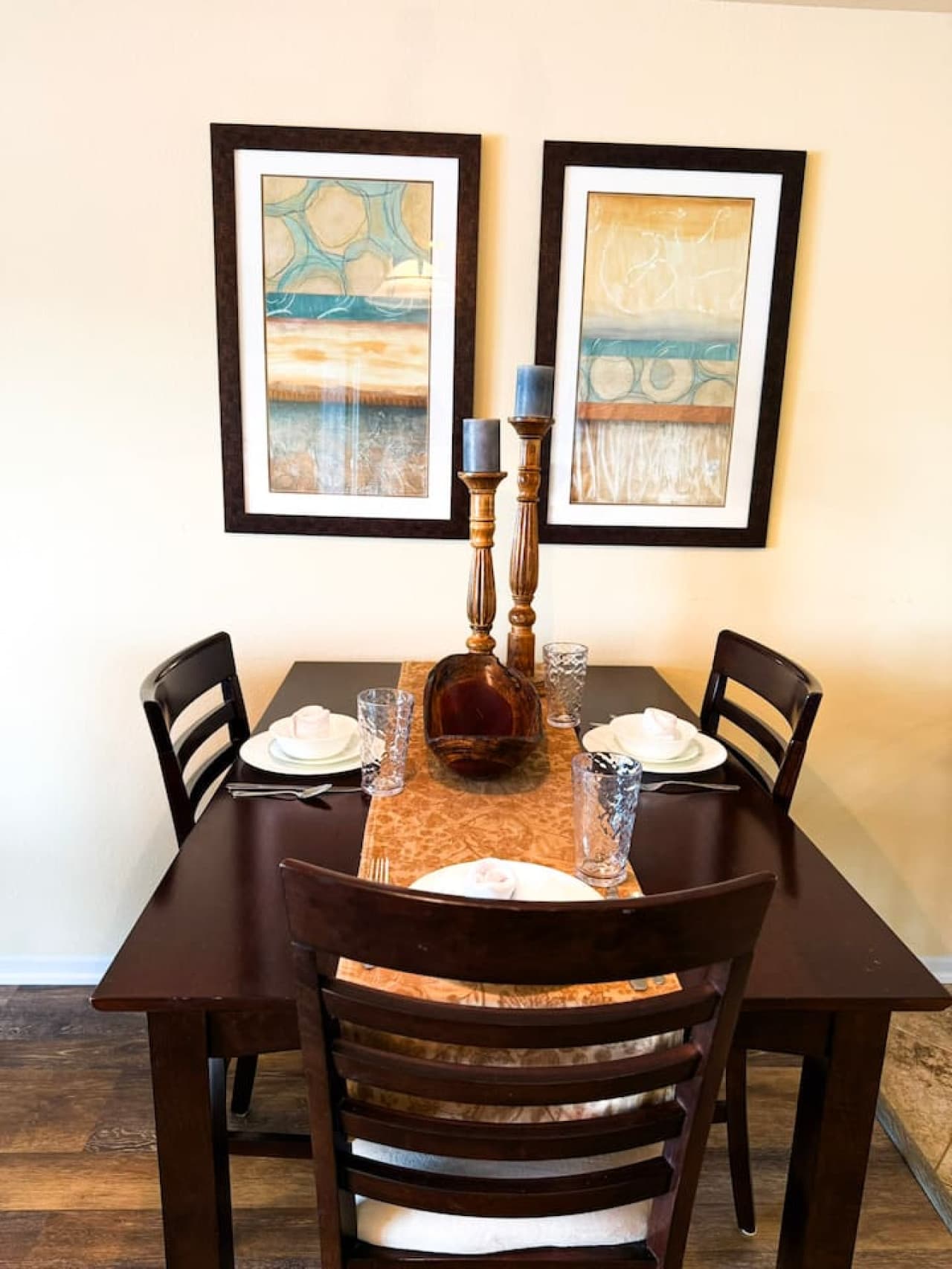 Enjoy meals and meaningful moments at this stylish dining space, perfect for family dinners or hosting friends.