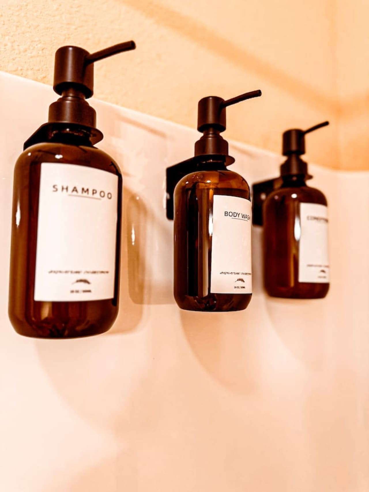 Enjoy spa-style bath amenities with premium shampoo, conditioner, and body wash for a refreshing stay.