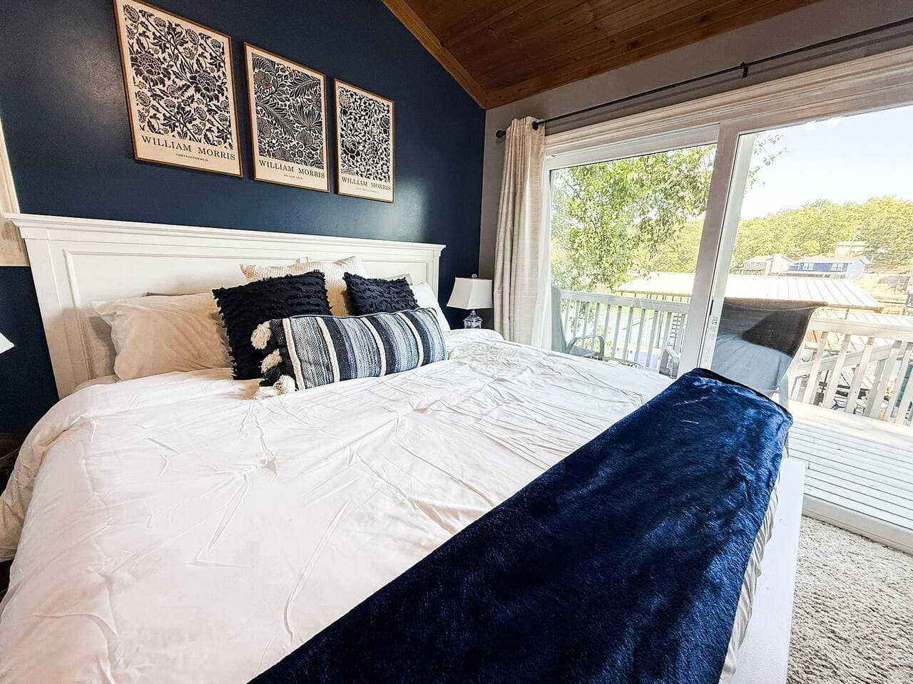 Wake up to views of the lake from the master bedroom