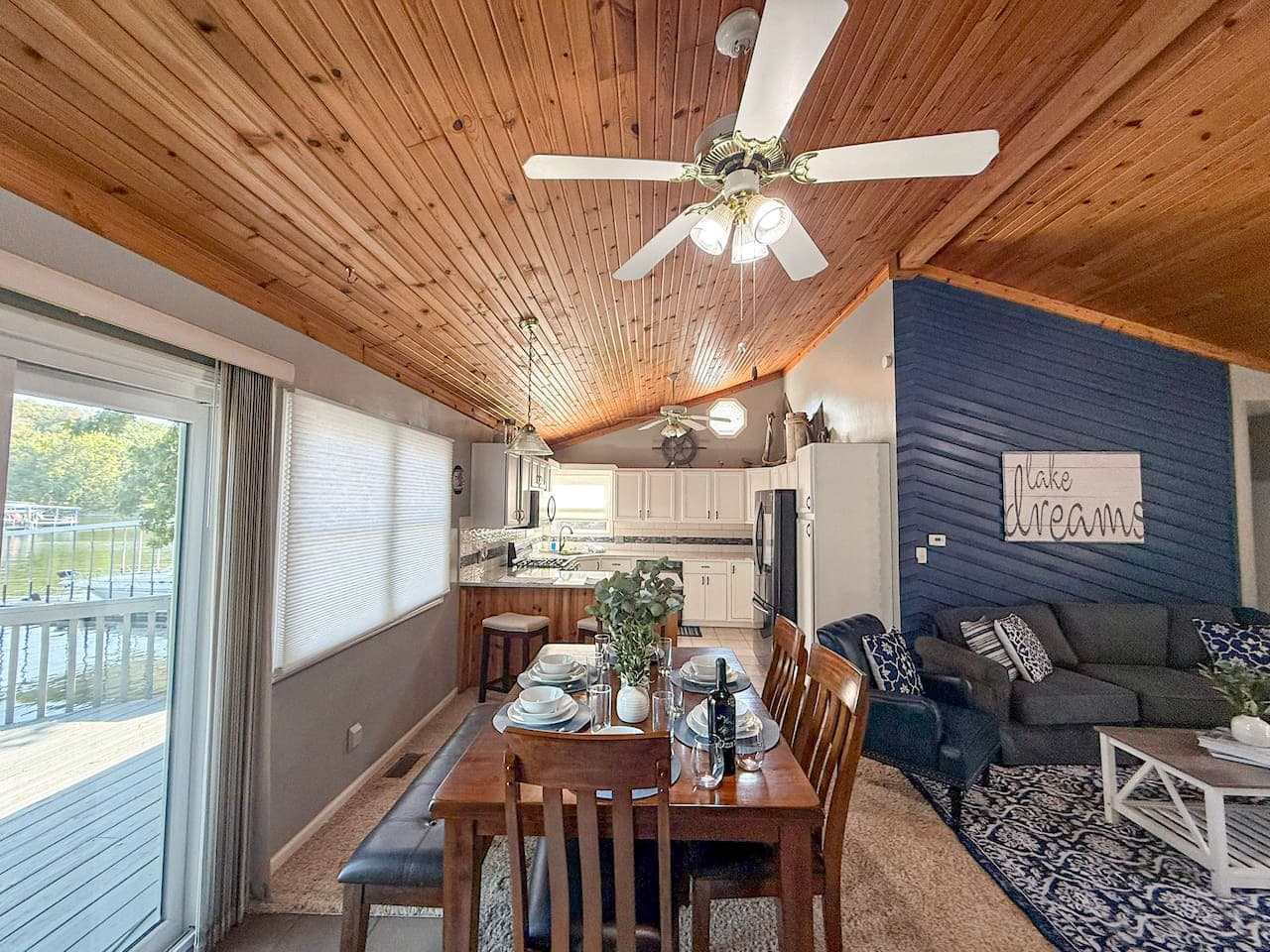 Perfect setup for meals with family and friends