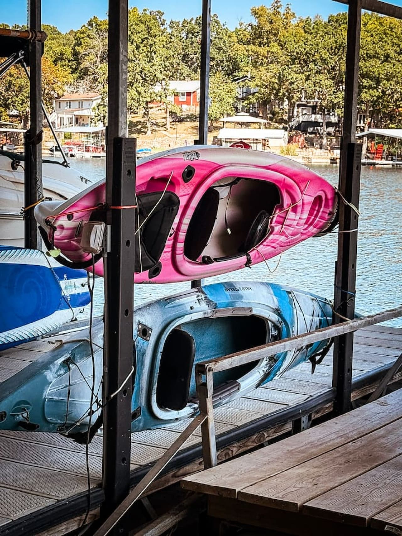 Perfect quiet cove for kayaking.
