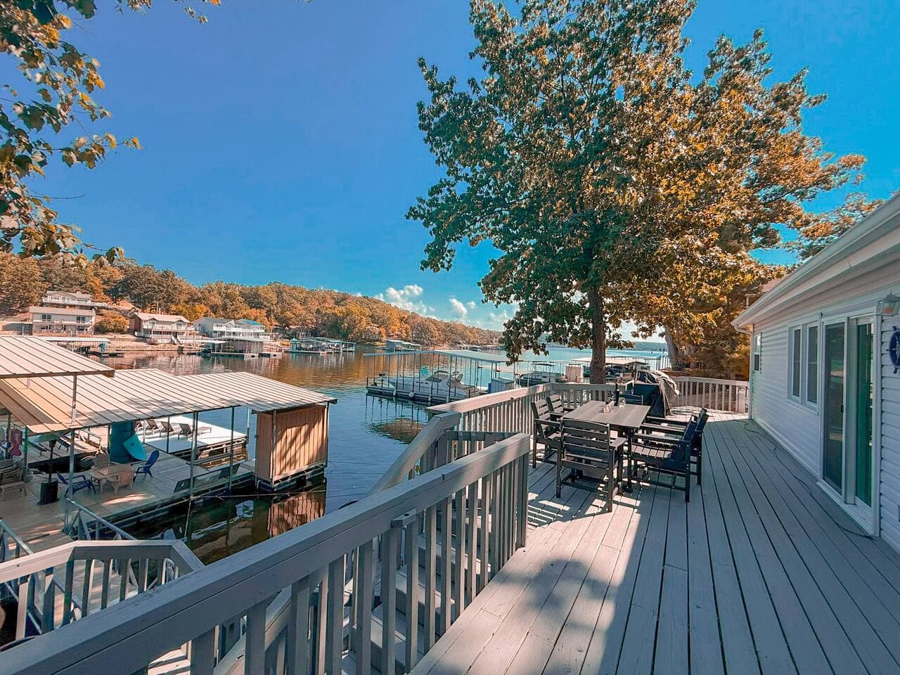 Private Upper Level Deck perfect for grilling and dining.