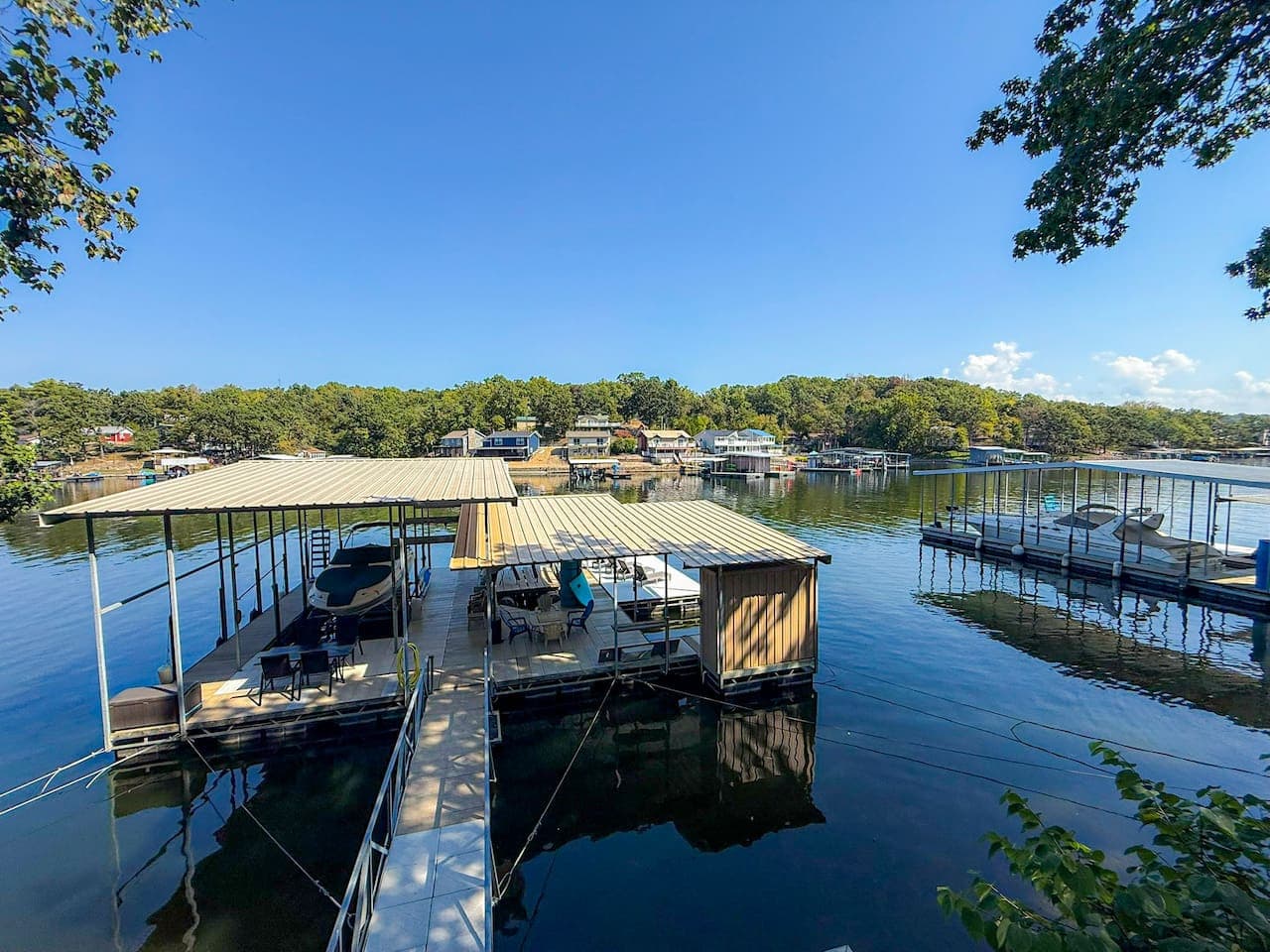 Dockside escape ready for you to fish, kayak, float and bring your boat.