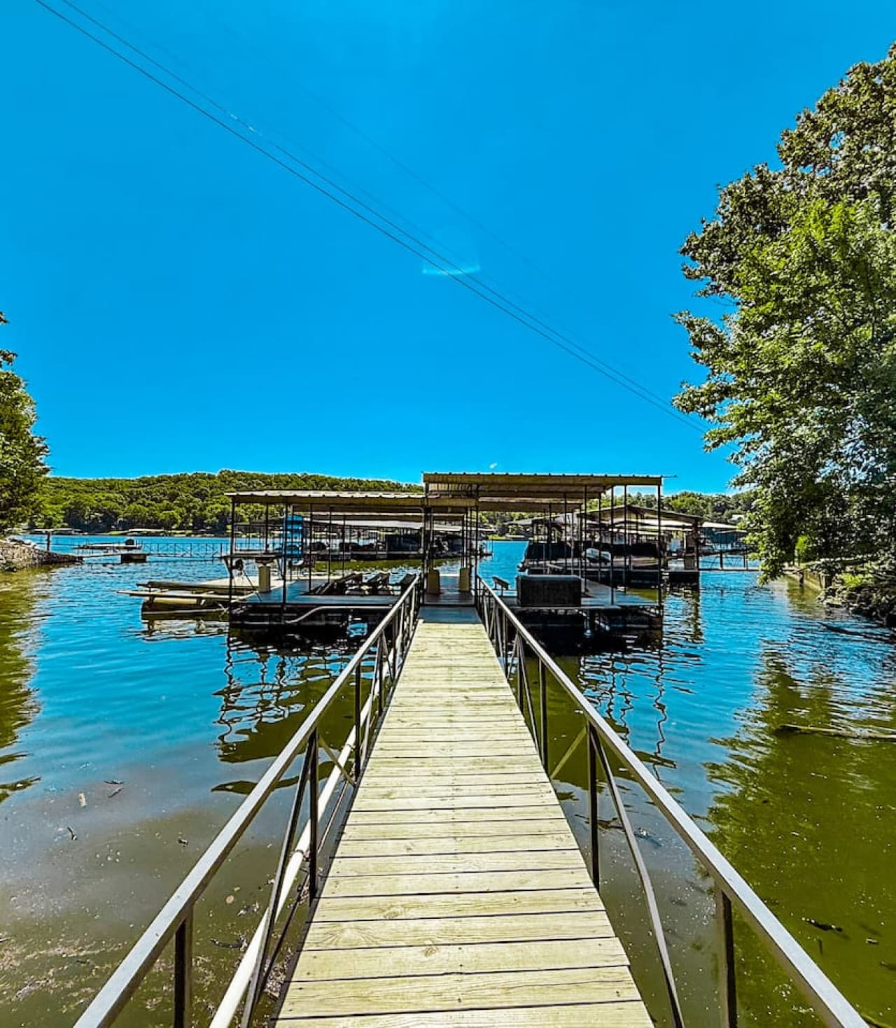 aunch your lake adventure from the dock—perfect for fishing, kayaking, or just soaking in the view