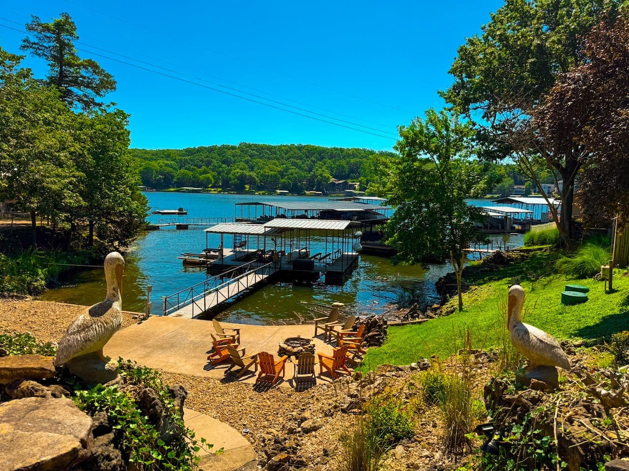“Enjoy evening wine or morning coffee with an unbeatable dockside view.