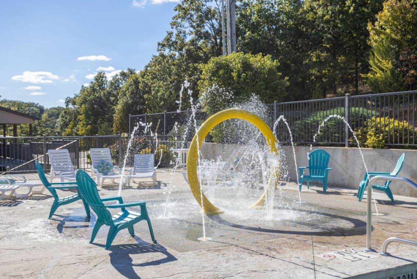 Family-friendly splash area — perfect for kids to play and cool off.