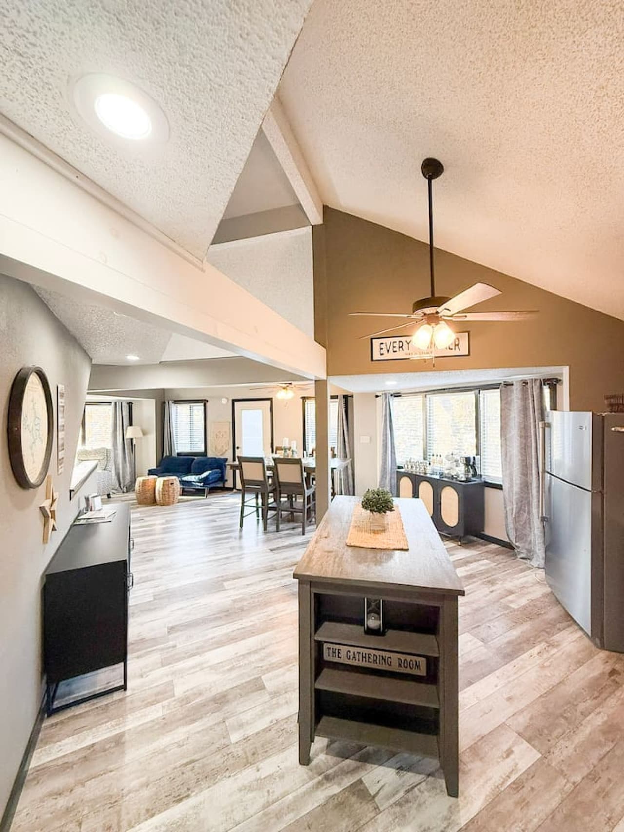 Spacious open floor plan perfect for relaxing together.