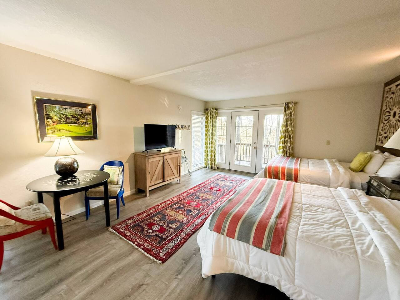 Relax in style with modern amenities, scenic views, and easy access to nearby restaurants, shops, and outdoor adventures.