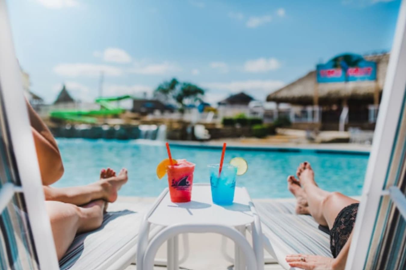 Unwind poolside with tropical drinks and resort-style vibes at Lake of the Ozarks.