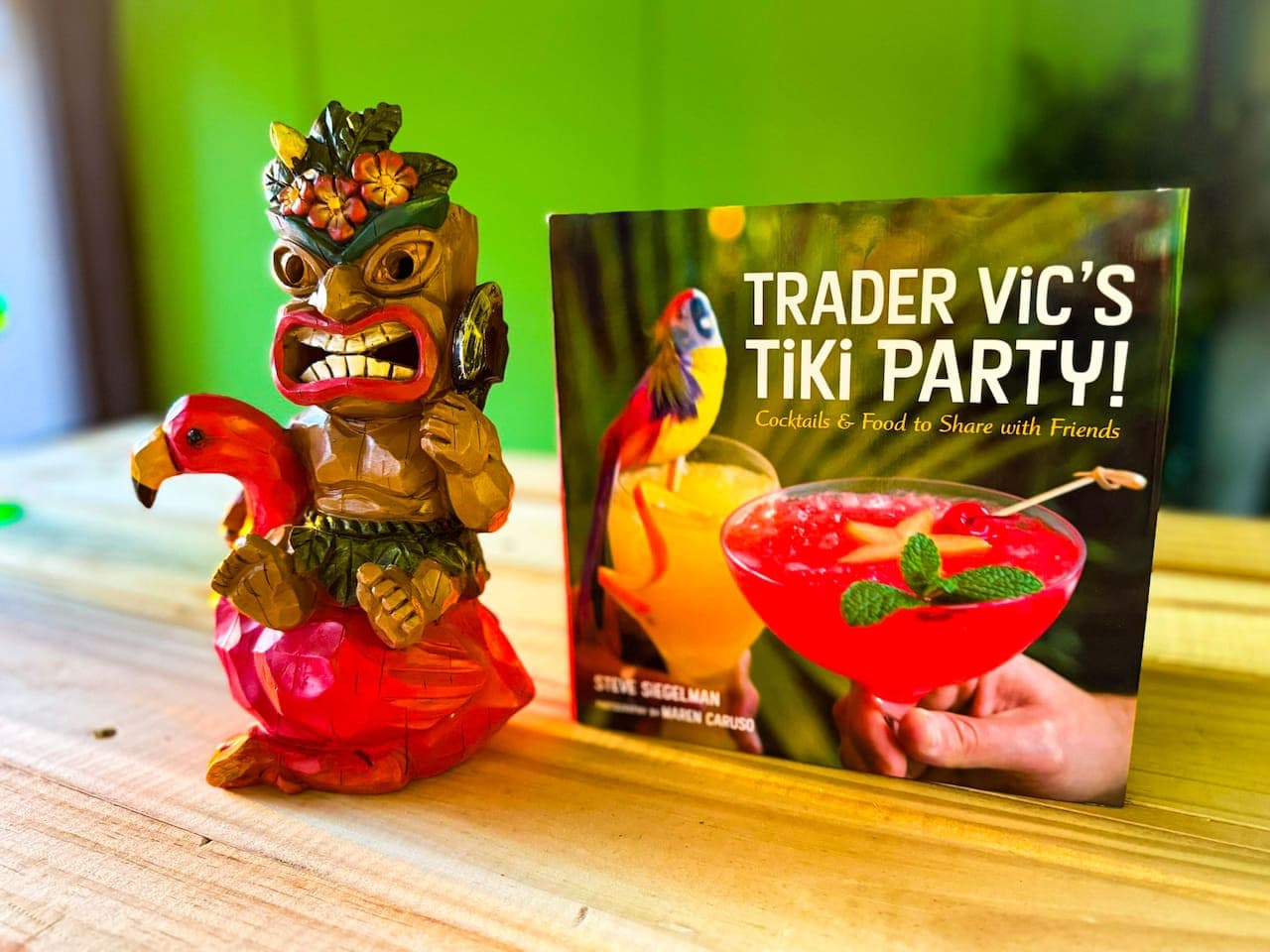 Tiki-themed decor.
