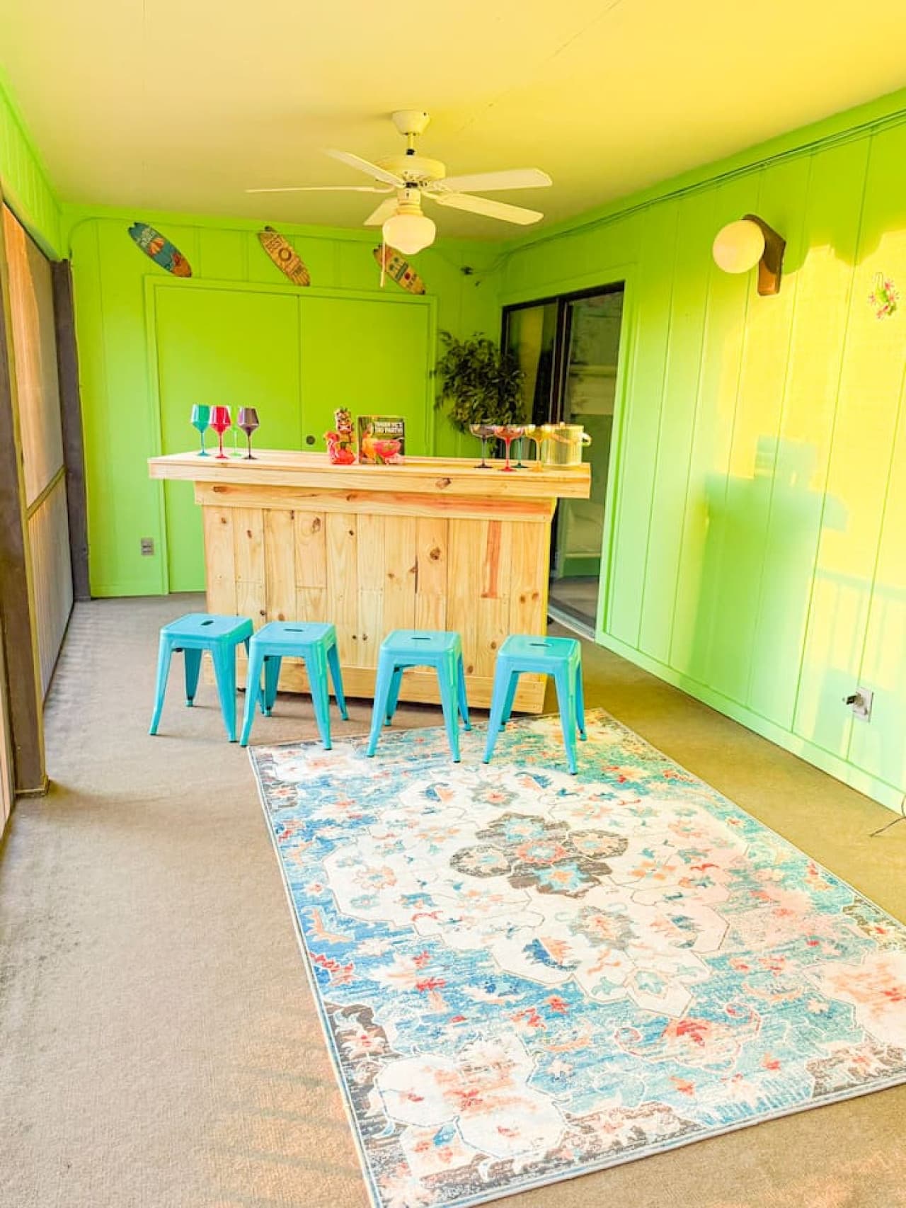 Your private vibrant bar area for fun evenings.
