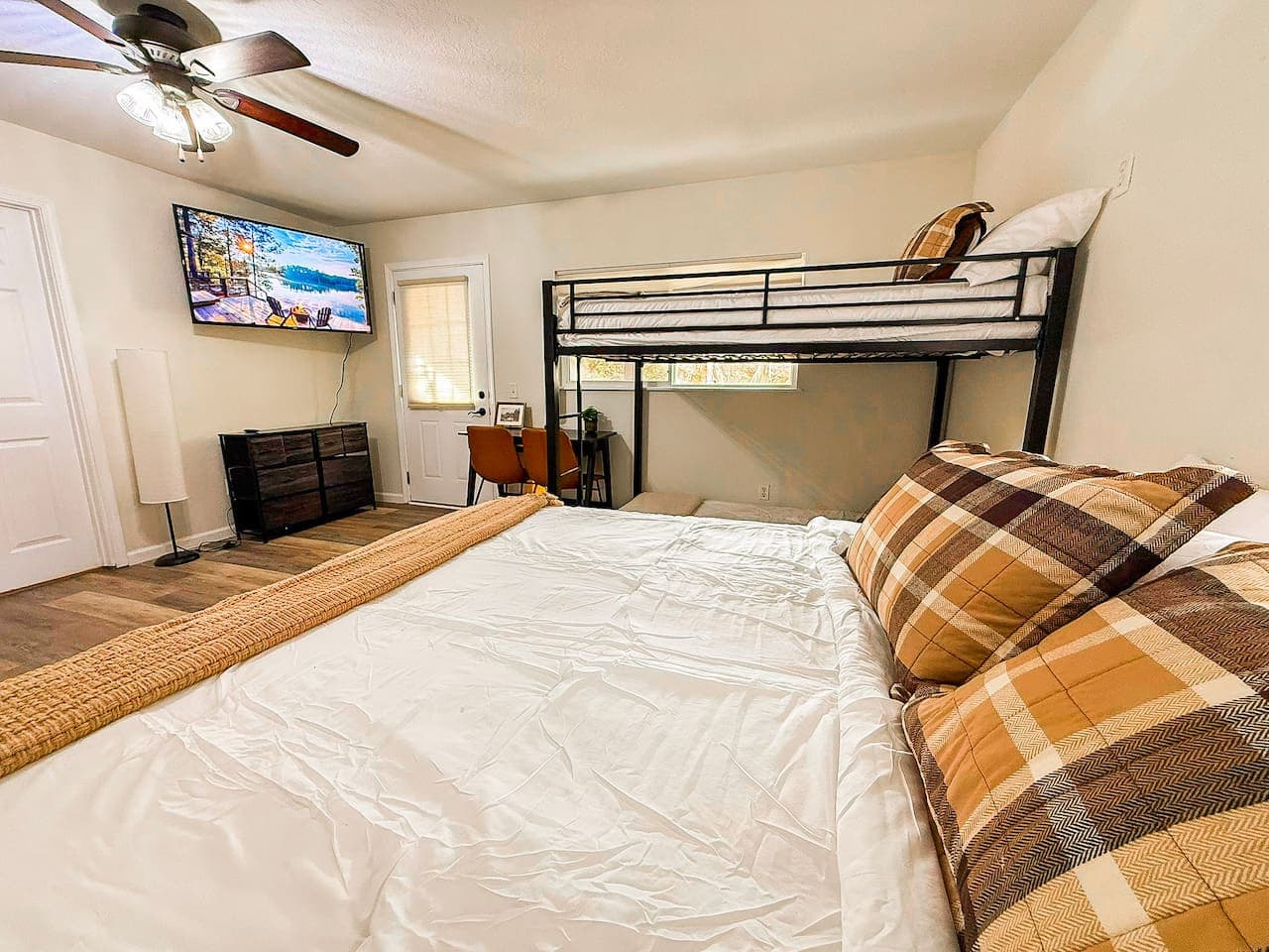 Plenty of space and entertainment for all.