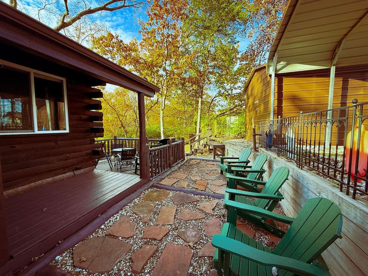 Relax with forest views and fresh air.