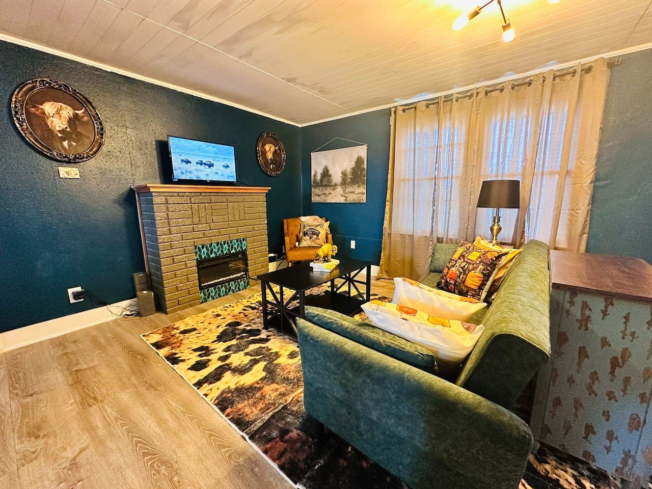 Designed to make you feel like you’re in your own rustic retreat.
