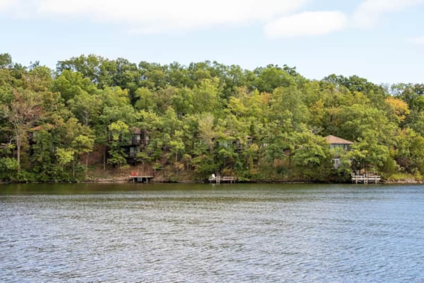 Escape to your own private treehouse retreat! Perched above the lake, these homes offer a unique blend of nature and comfort.