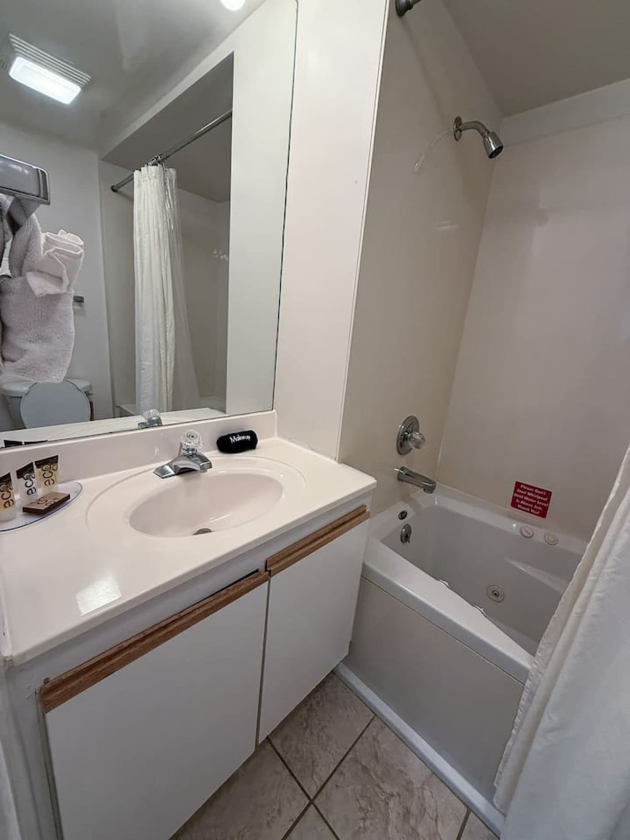 Get ready for the day (or wind down) in this spa-style bathroom escape.