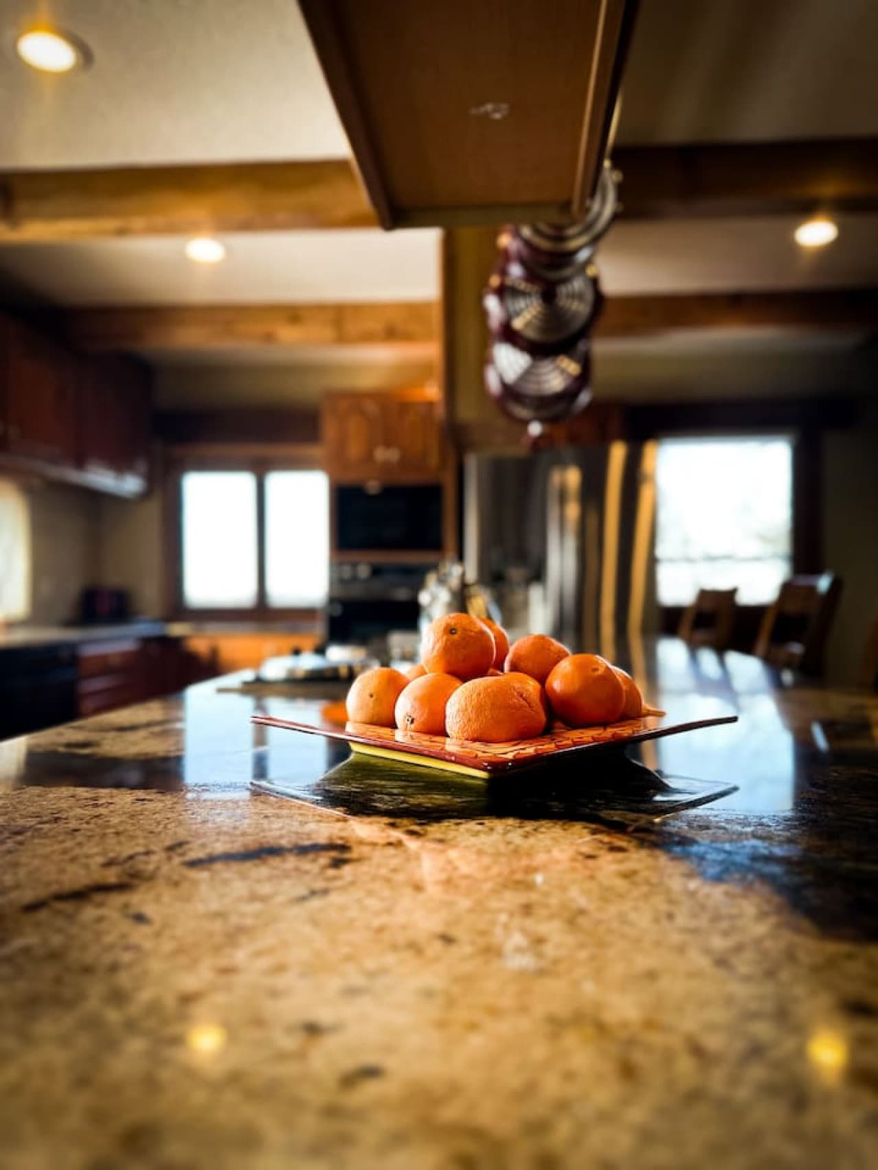 Fully equipped kitchen featuring granite countertops and ample space to prepare meals for your group.