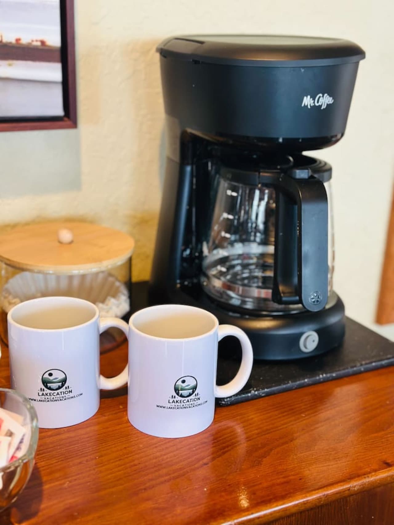 Start your mornings with a perfectly brewed coffee or tea at our thoughtfully equipped beverage station.
