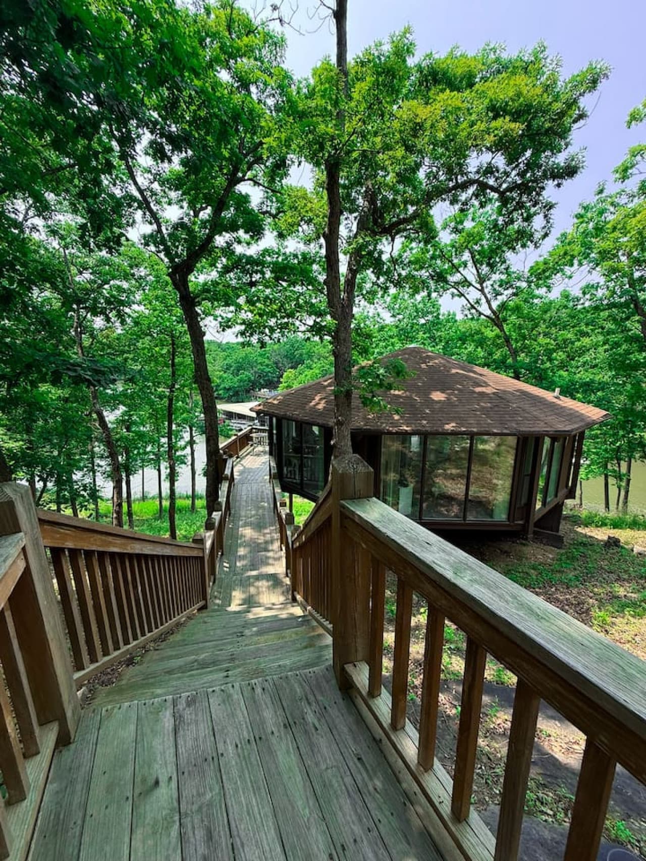 Tucked between the trees and the shoreline, Whispering Pines is your peaceful lake-and-forest retreat.
