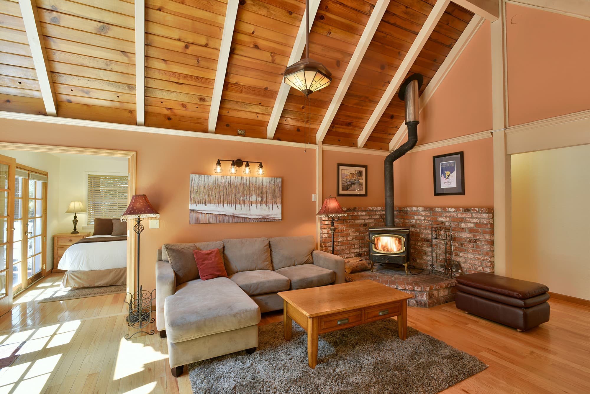 Master bedroom to the left