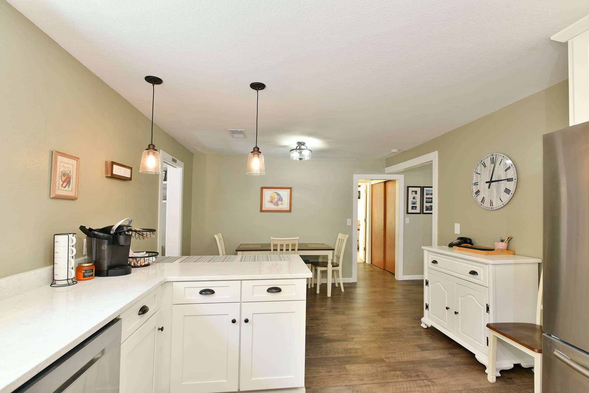 Kitchen to dinning area.
