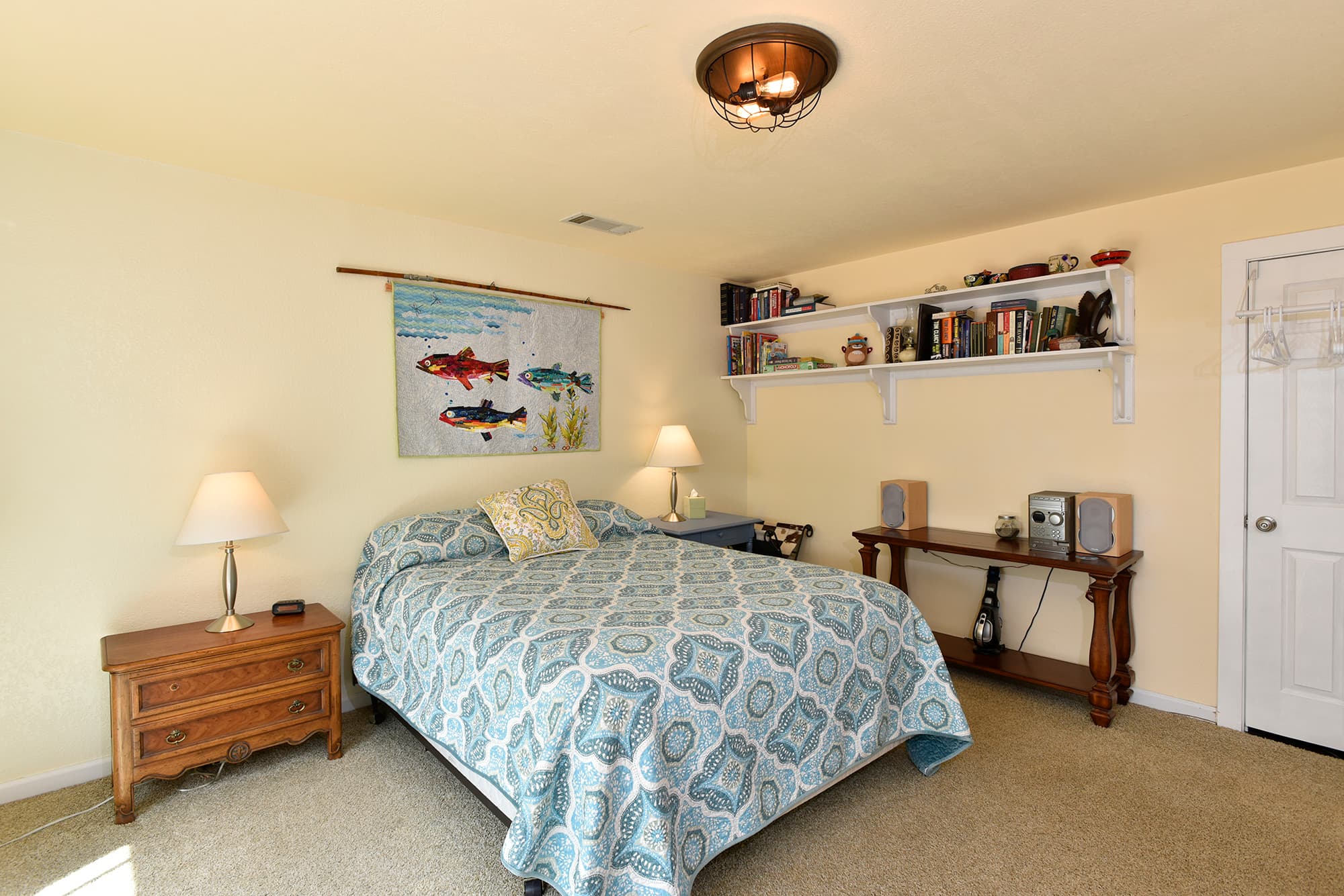 Master Queen bed.