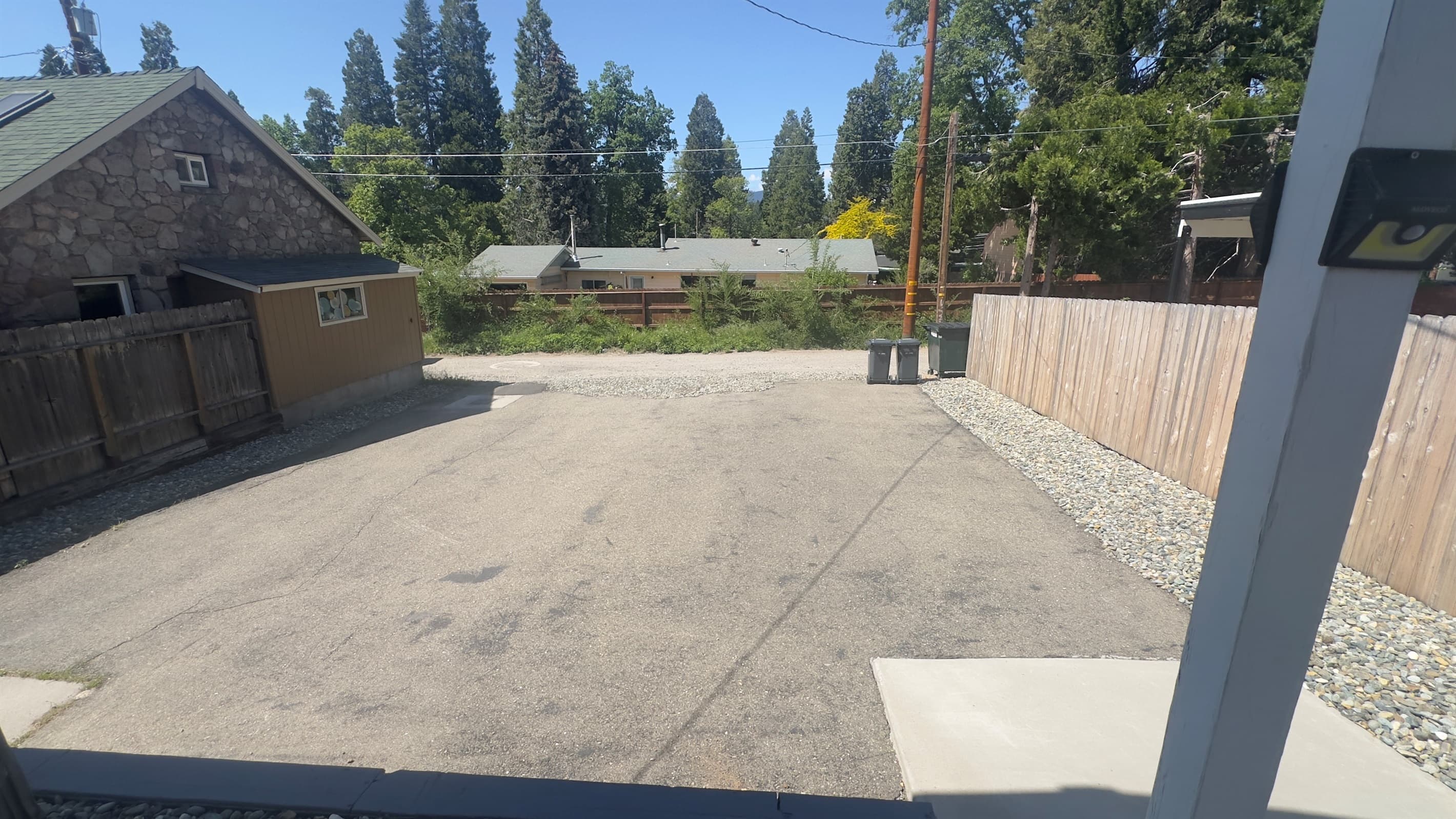 Large Parking Area.