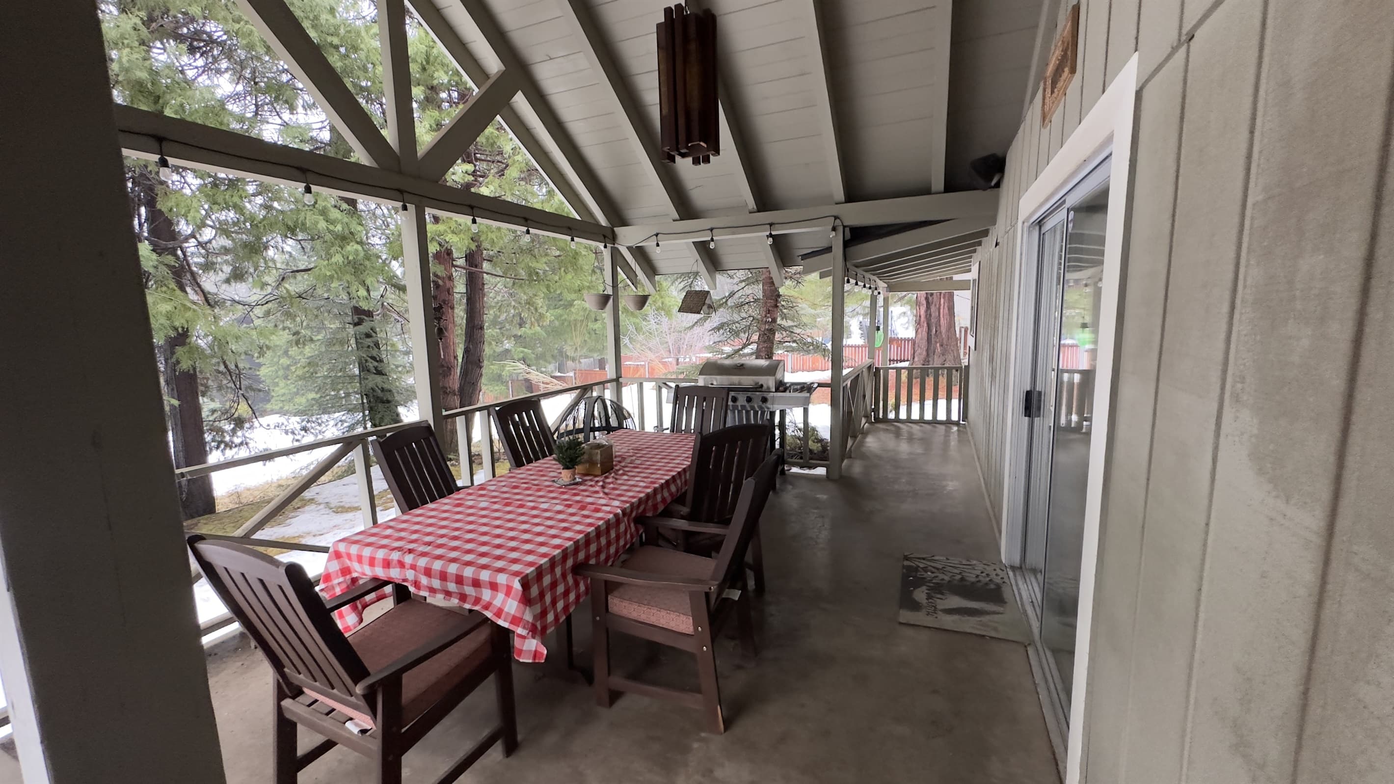 Outside dining