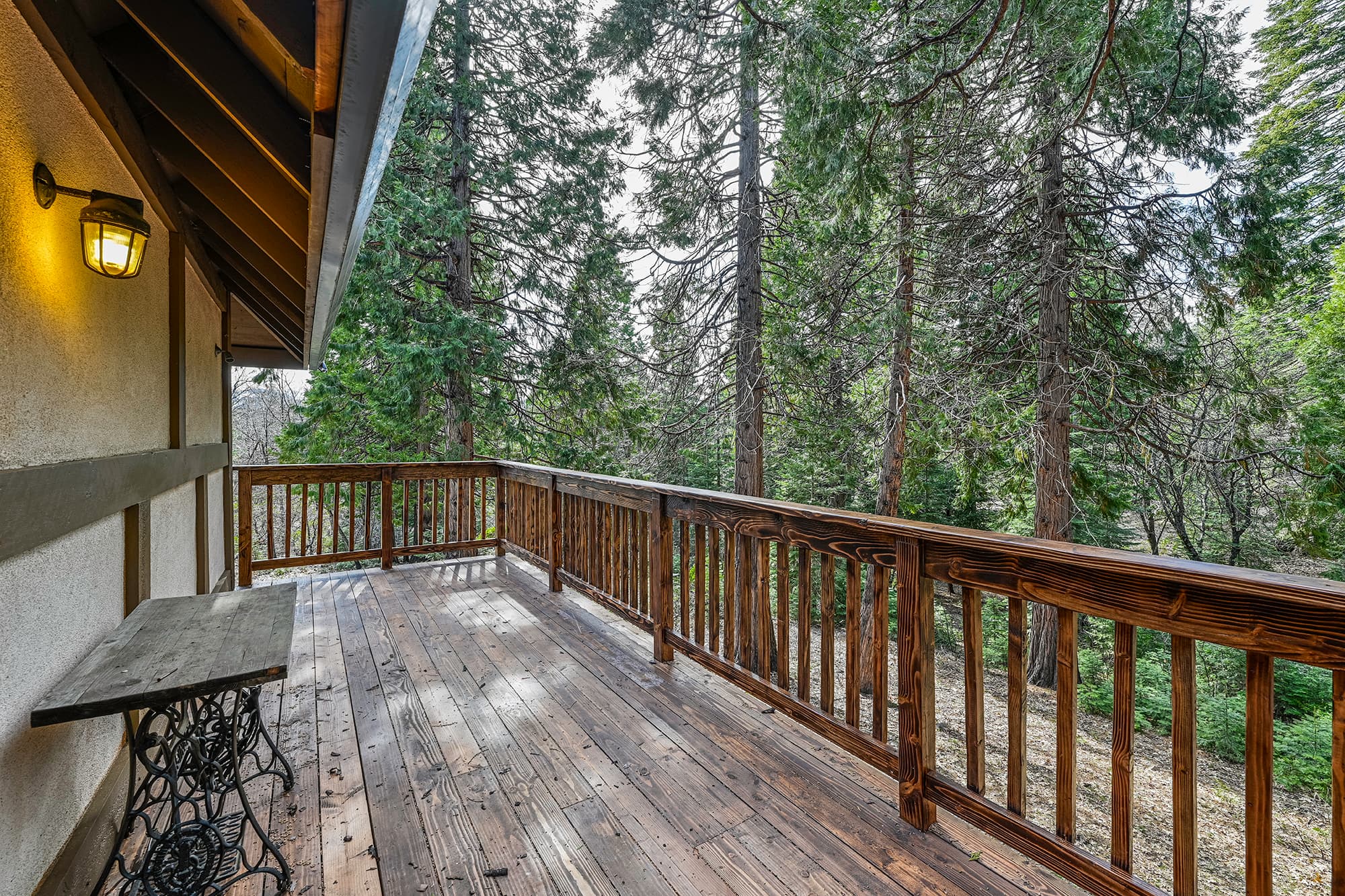 Deck of TV Room