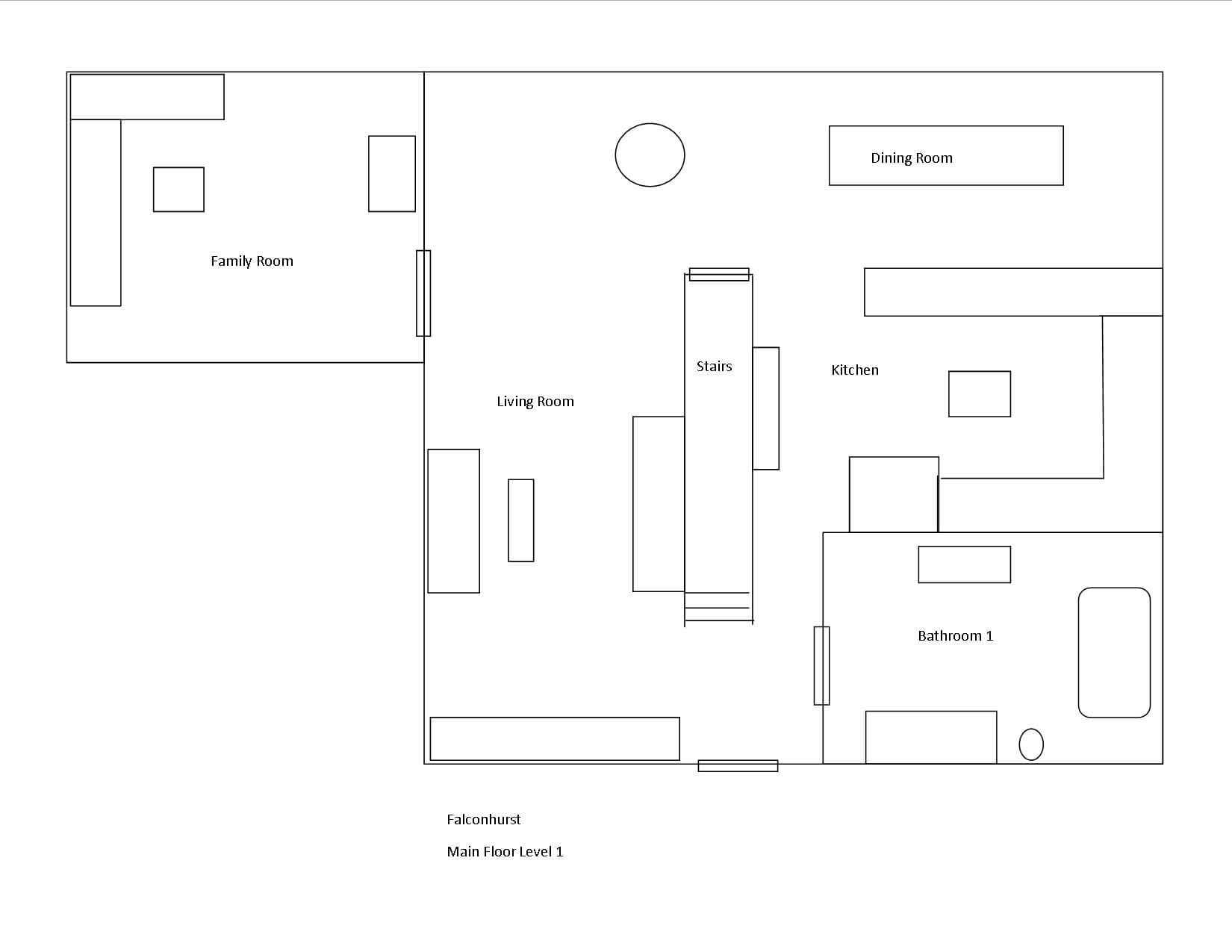 Main floor plan