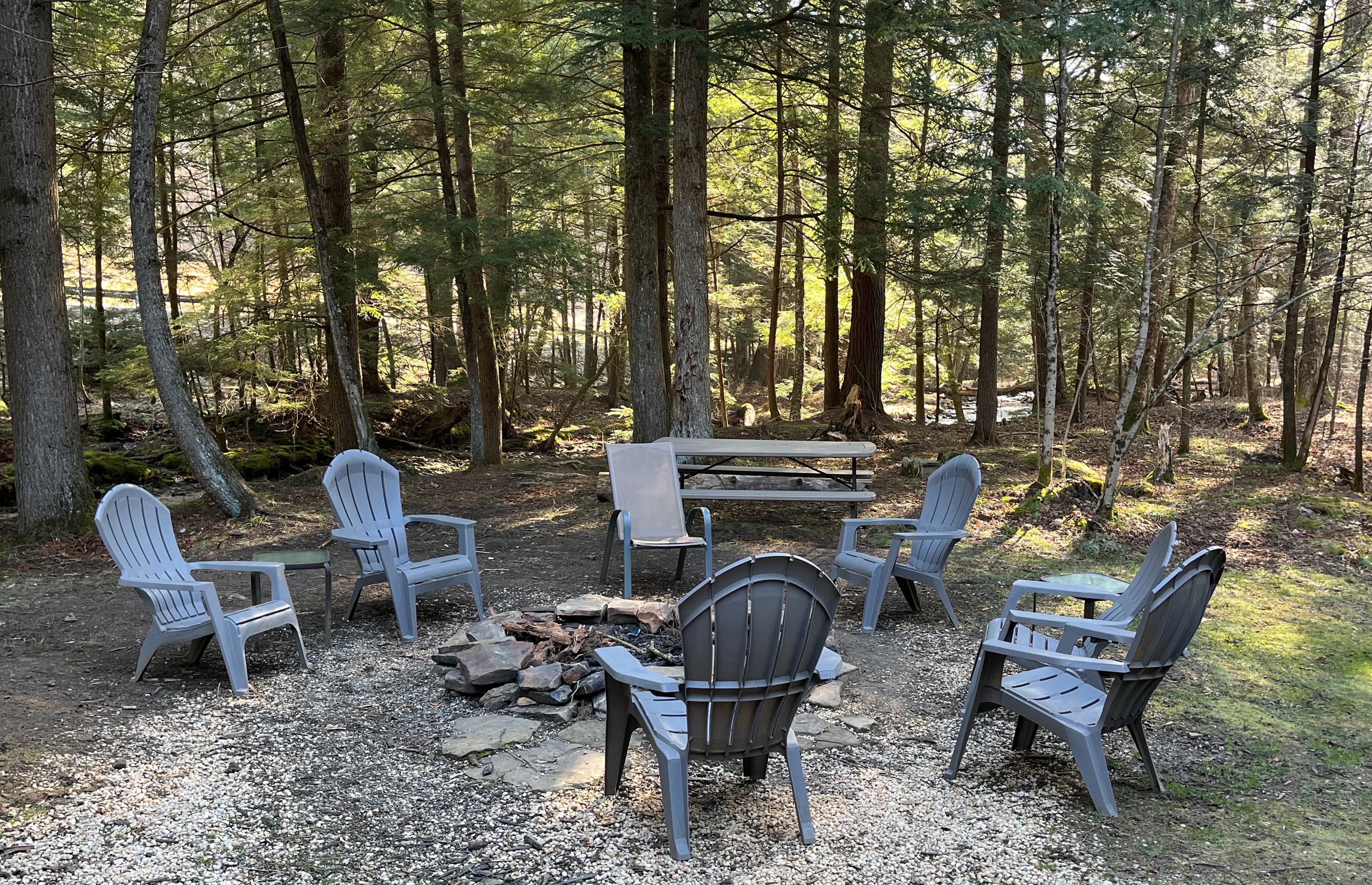 Picnic table for outdoor dining 