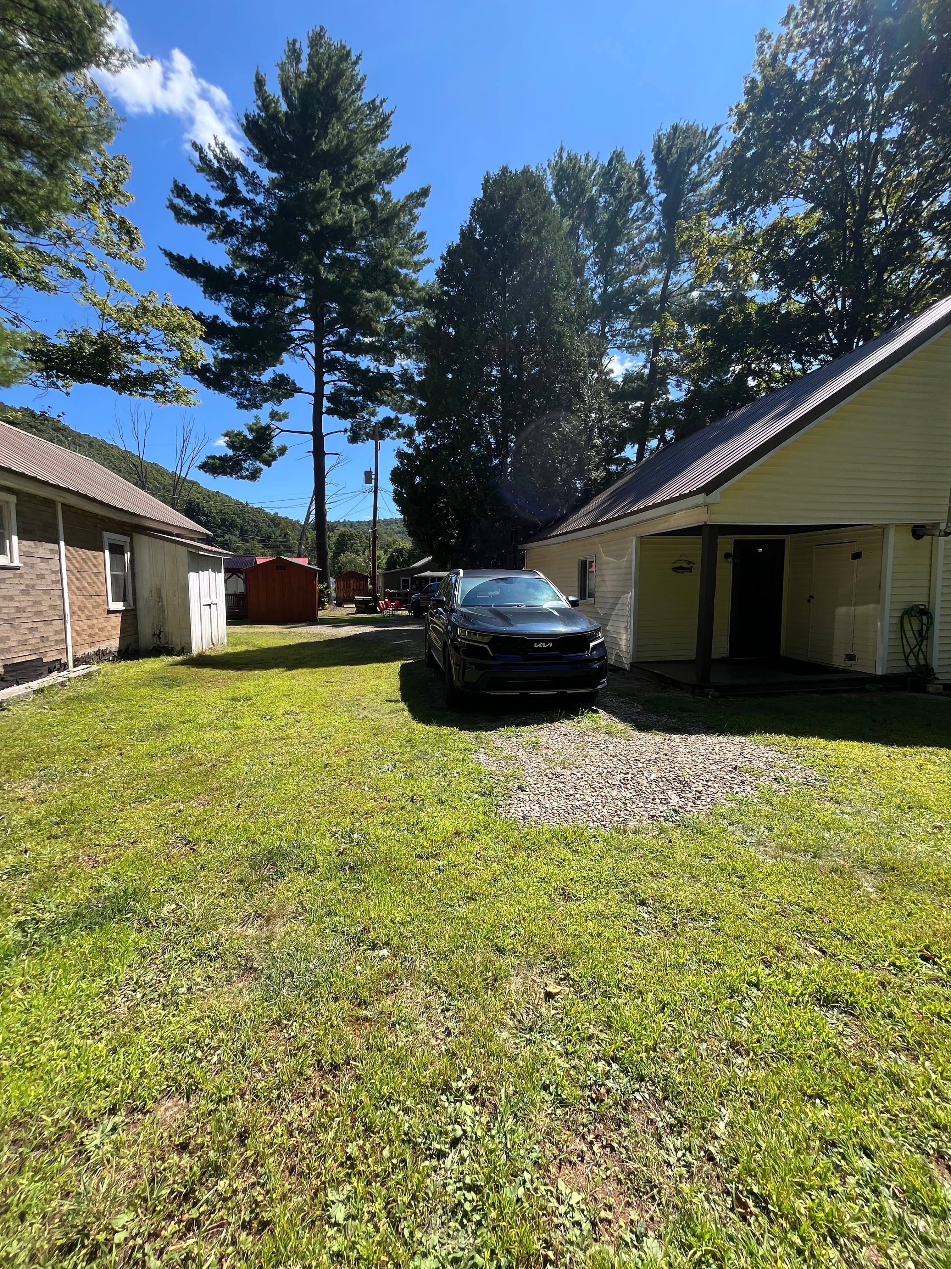 Parking for 2-3 only! Neighborhood view 