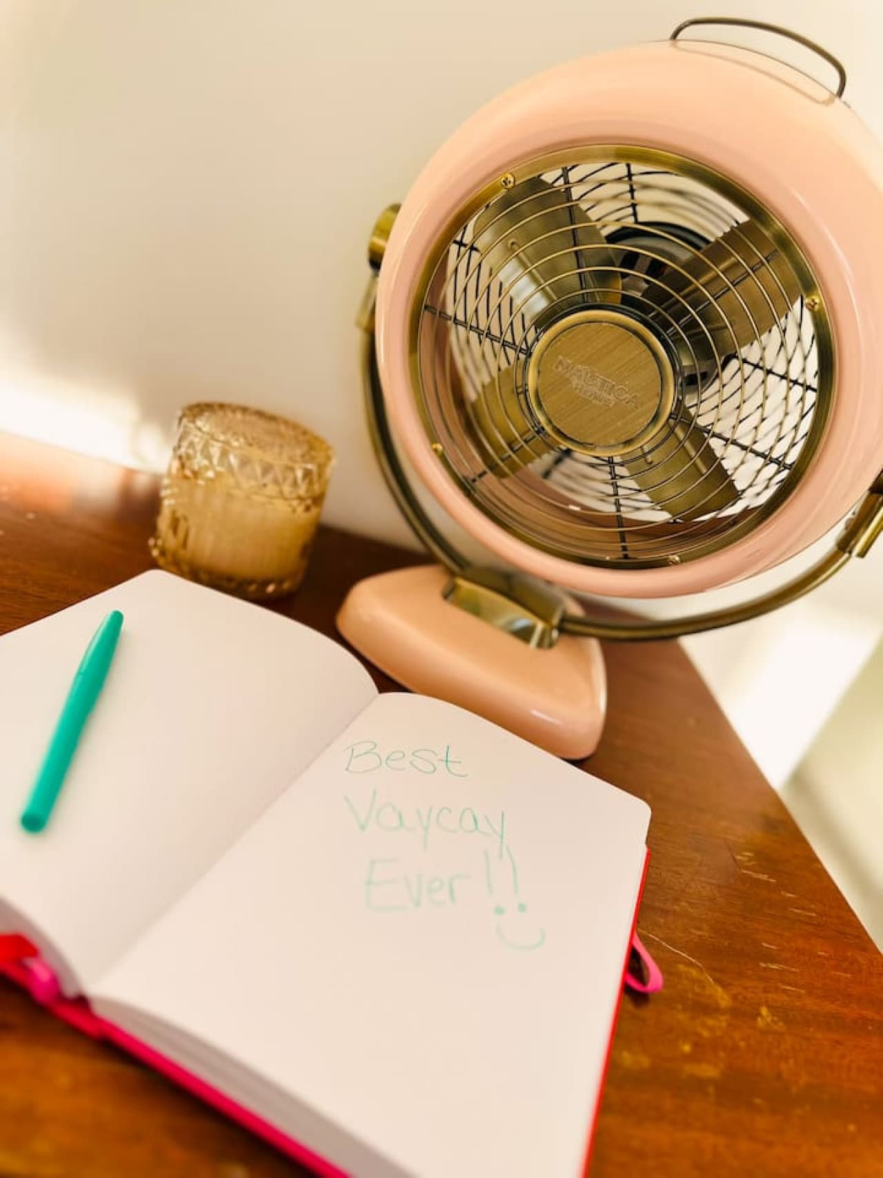 A cozy spot to reflect on your vacation—leave us a note in our guestbook!